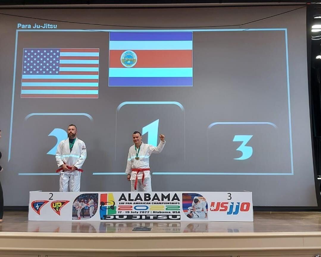 Andrés Fontana, paraatleta que ganó en Alabama. Su historia de vida es impresionante. Cortesía.