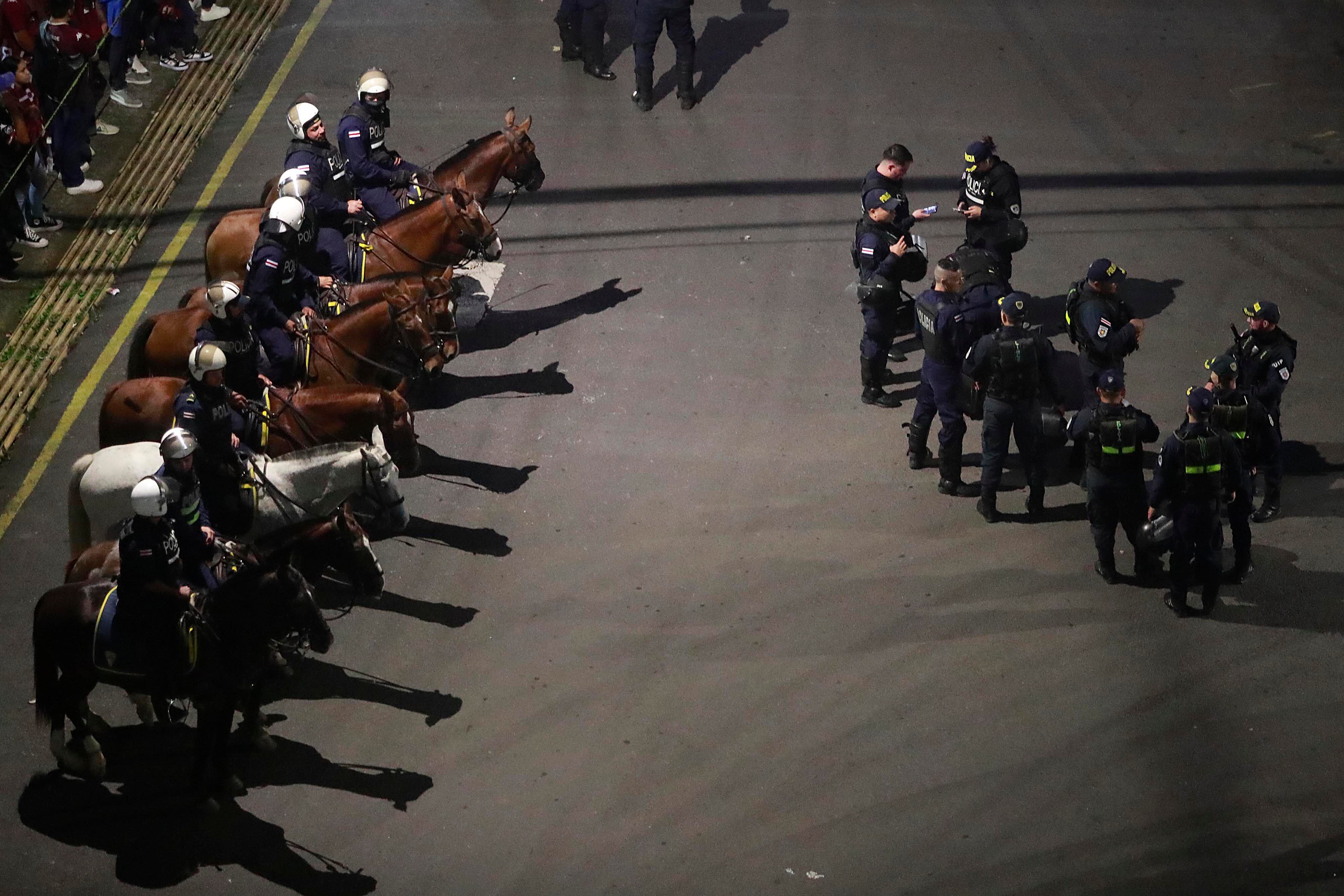 04/11/2023 Estadio Ricardo Saprissa, Tibás. El Deportivo Saprissa recibió a la Liga Deportiva Alajuelense, en una nueva versión del Clásico Nacional en partido de la jornada 18, Torneo de Apertura, Liga Promérica 2023.