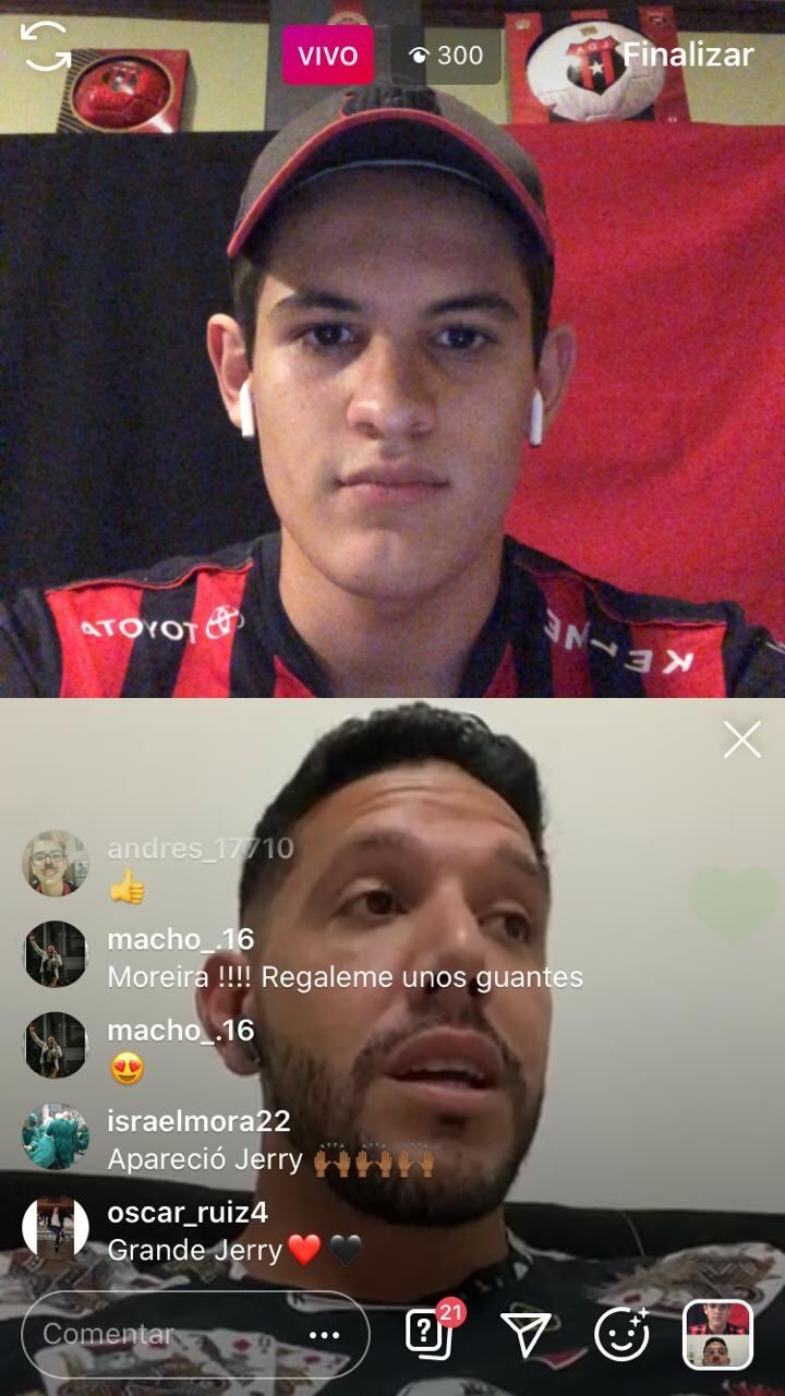 Andrés Rojas, aficionado manudo dueño de la página Fiebre Rojinegra. Cortesía.