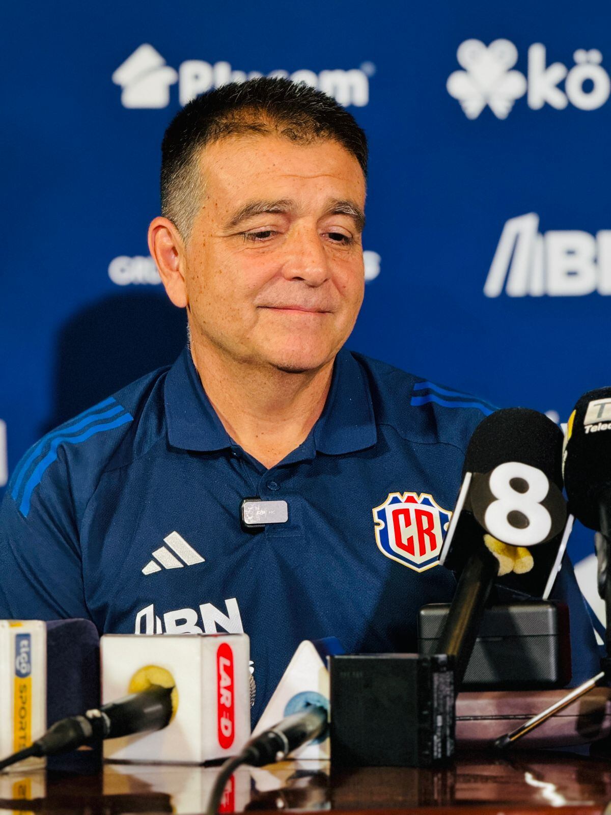Claudio Vivas, conferencia Guatemala - Costa Rica. Foto: William Cordero.