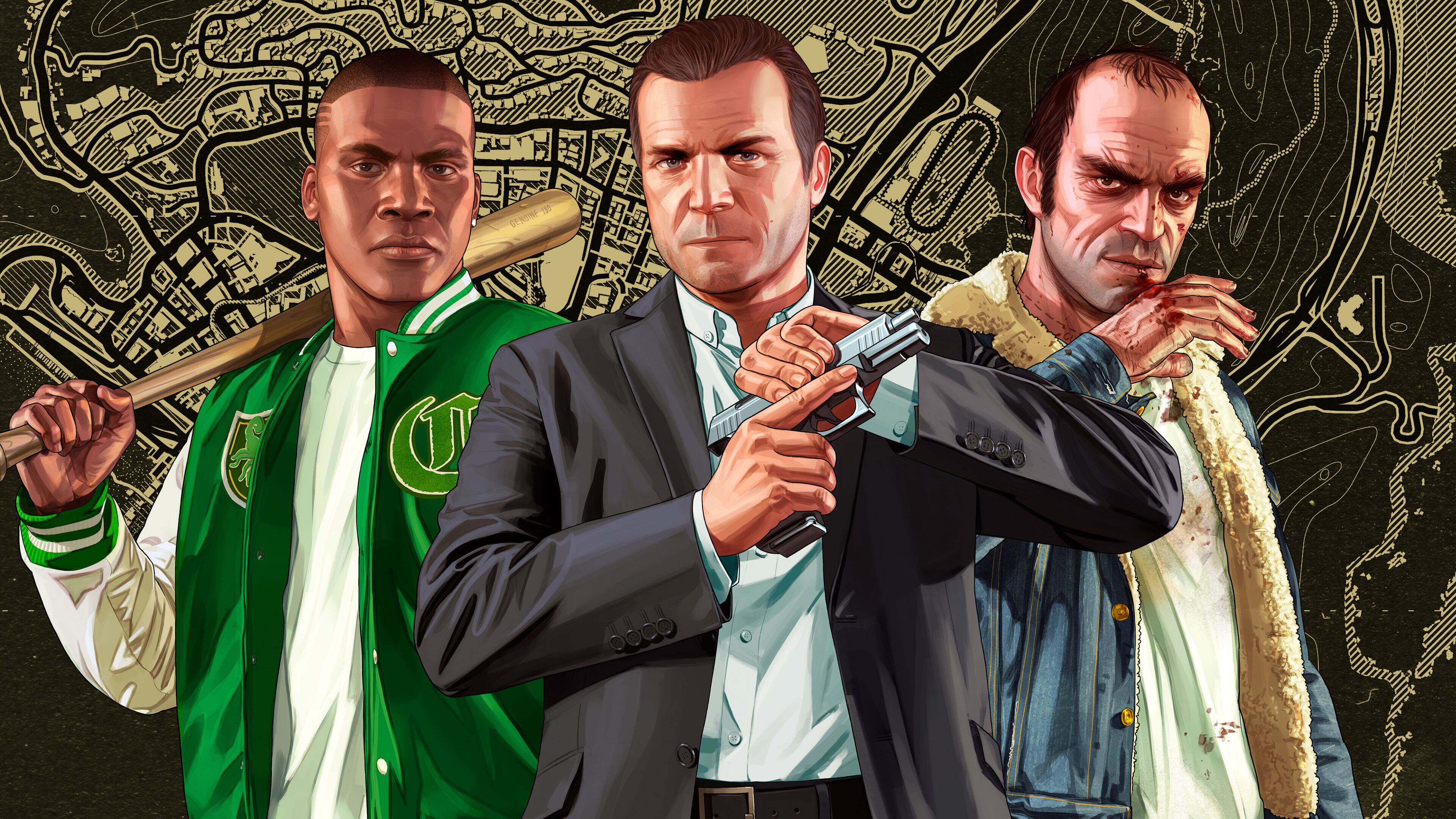 GTA V se lanzó hace más de 10 años y sigue dando de qué hablar. Foto: Rockstar Games.