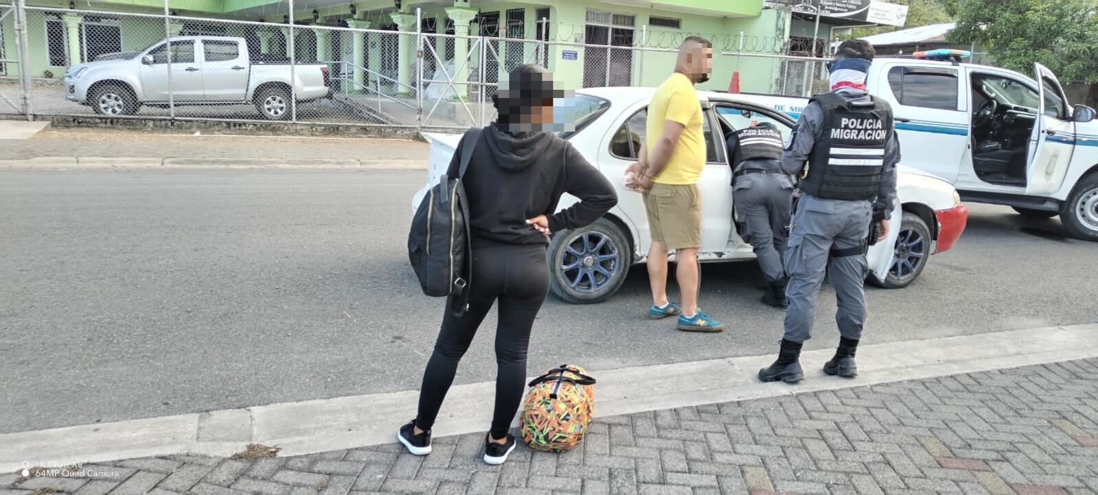 El sujeto de apellido Arias fue detenido la mañana de este domingo. Foto Migración