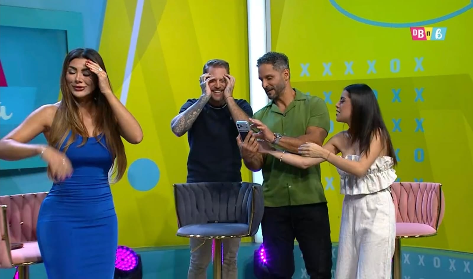 Bismarck Méndez con el nuevo 'look' de Maluma.