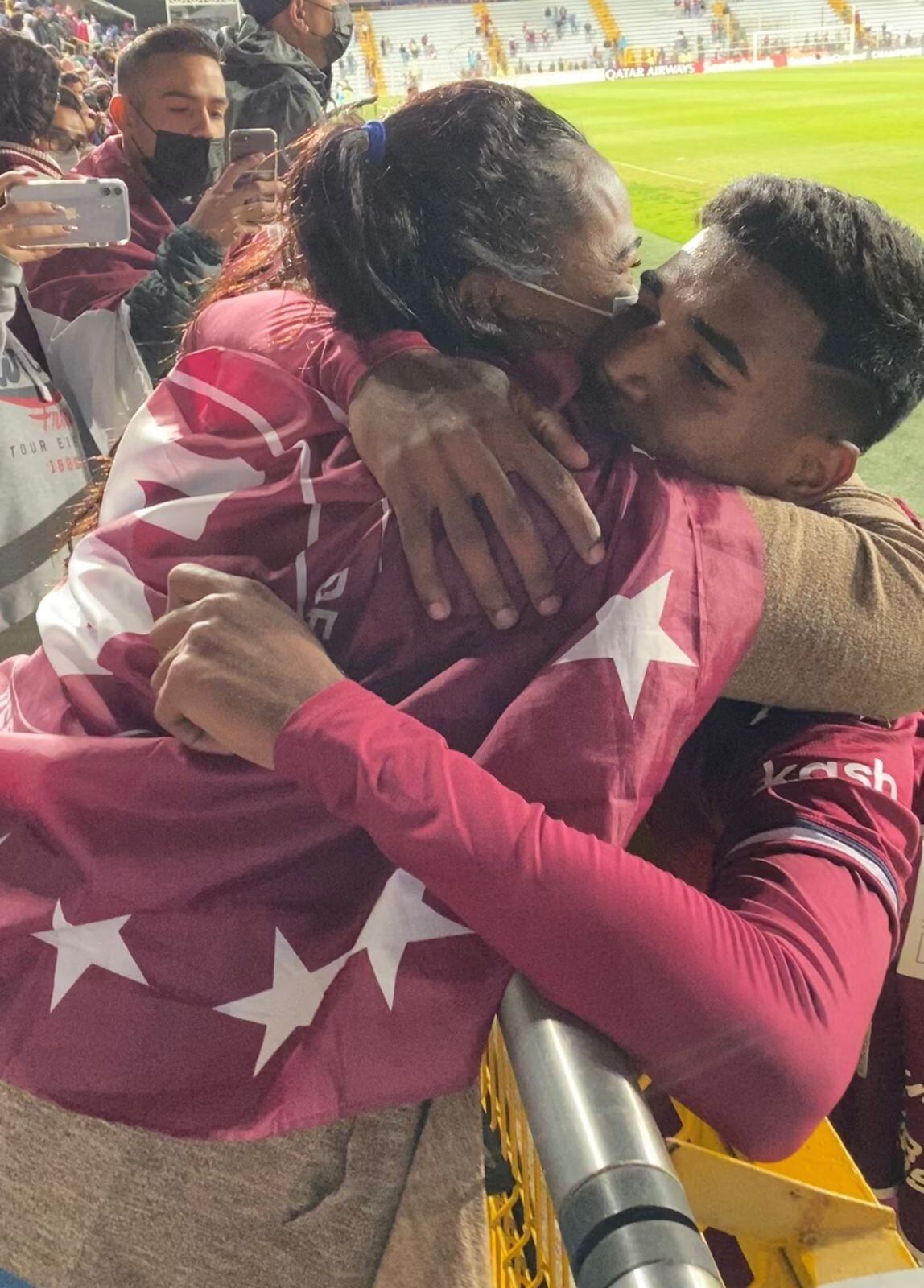 Aida Dosman, mamá del jugador saprissista Gerald Taylor. Cortesía.