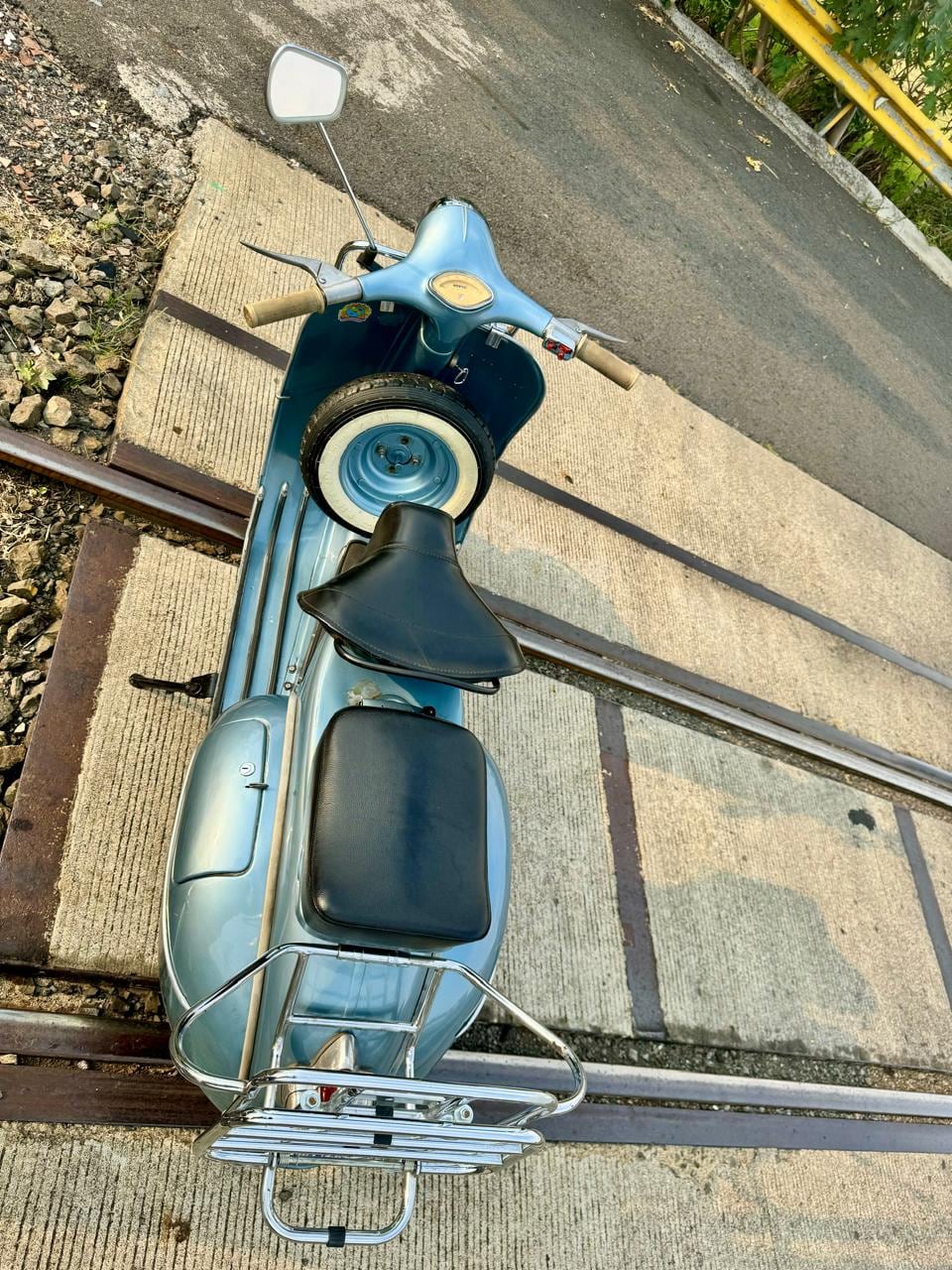 Yeremy Marín Hernández tiene una Vespa VBB de 1961