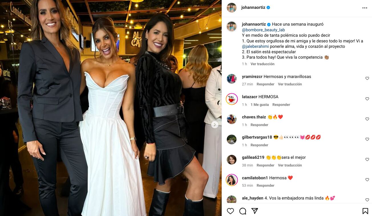 Johanna Ortiz “mete la cuchara” en bronca que armó Mauricio Hoffmann por salón de Jalé Berahimi