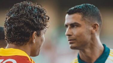 Brandon Aguilera se llevó algo más que una foto con Cristiano Ronaldo