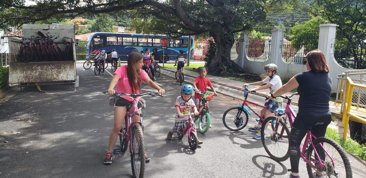Gabriela Cob, primera Alcaldesa de la Bicicleta de San José.