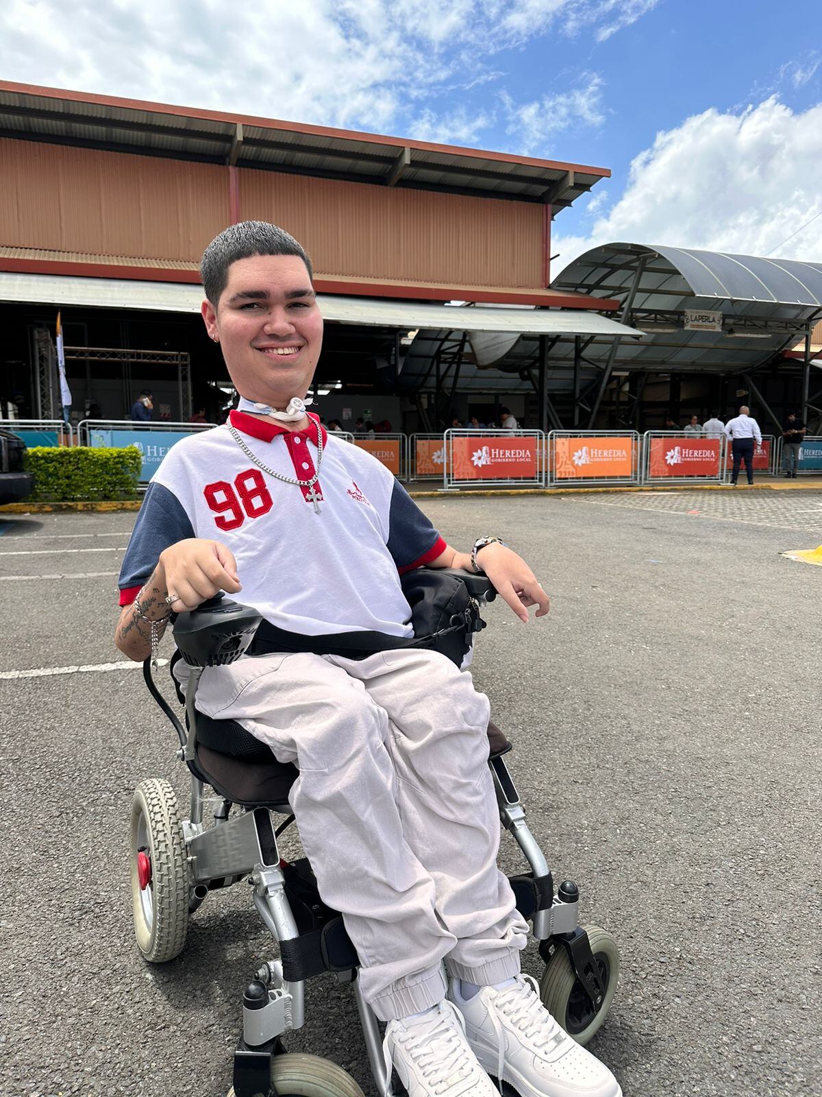 Muchacho con discapacidad