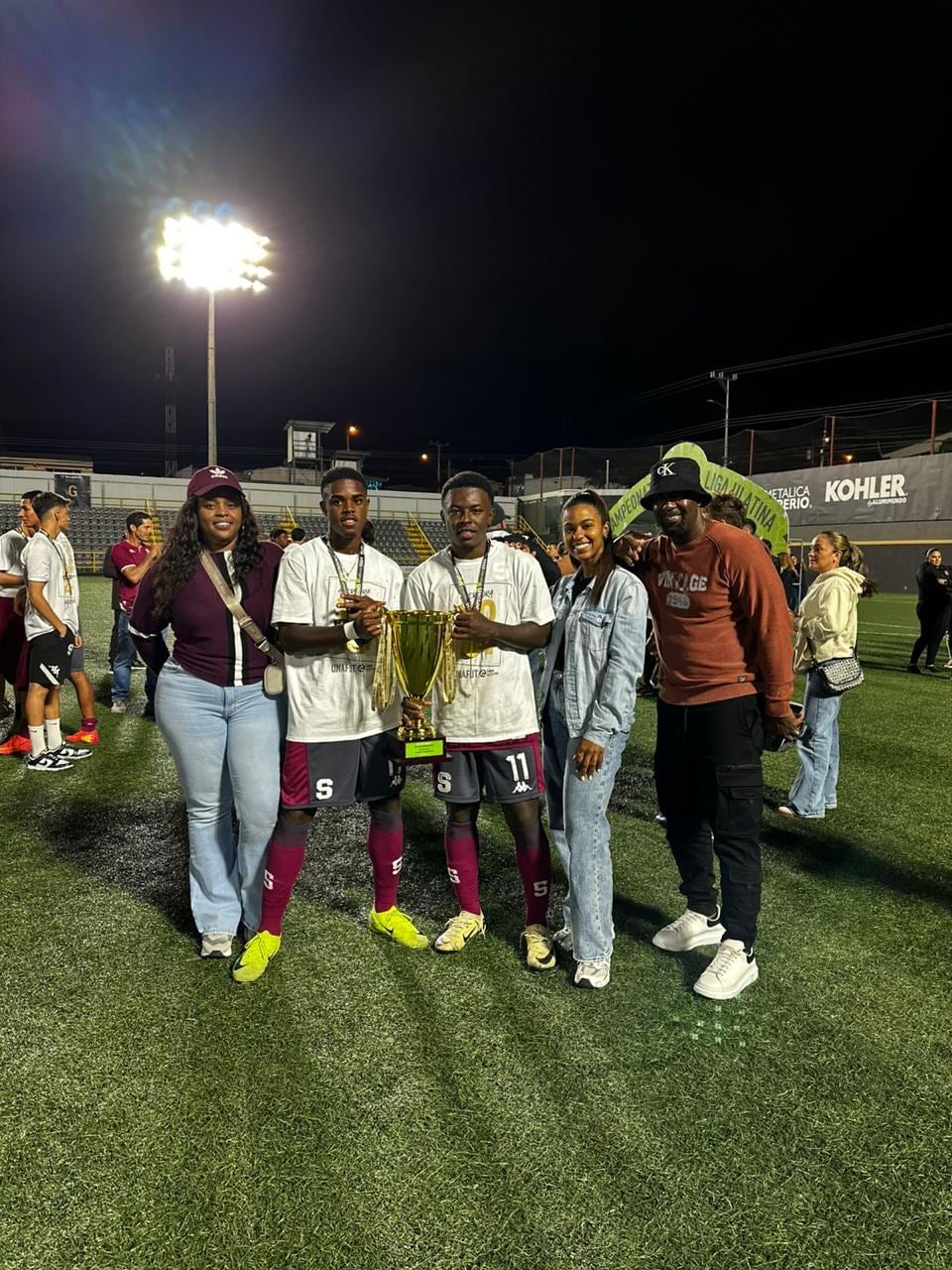 Johnny Myrie, delantero del Deportivo Saprissa. Cortesía Johnny Myrie.