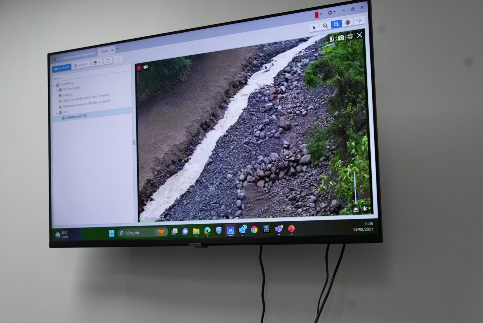 Las cámaras empezarán a funcionar en las próximas semanas. Foto CNE.