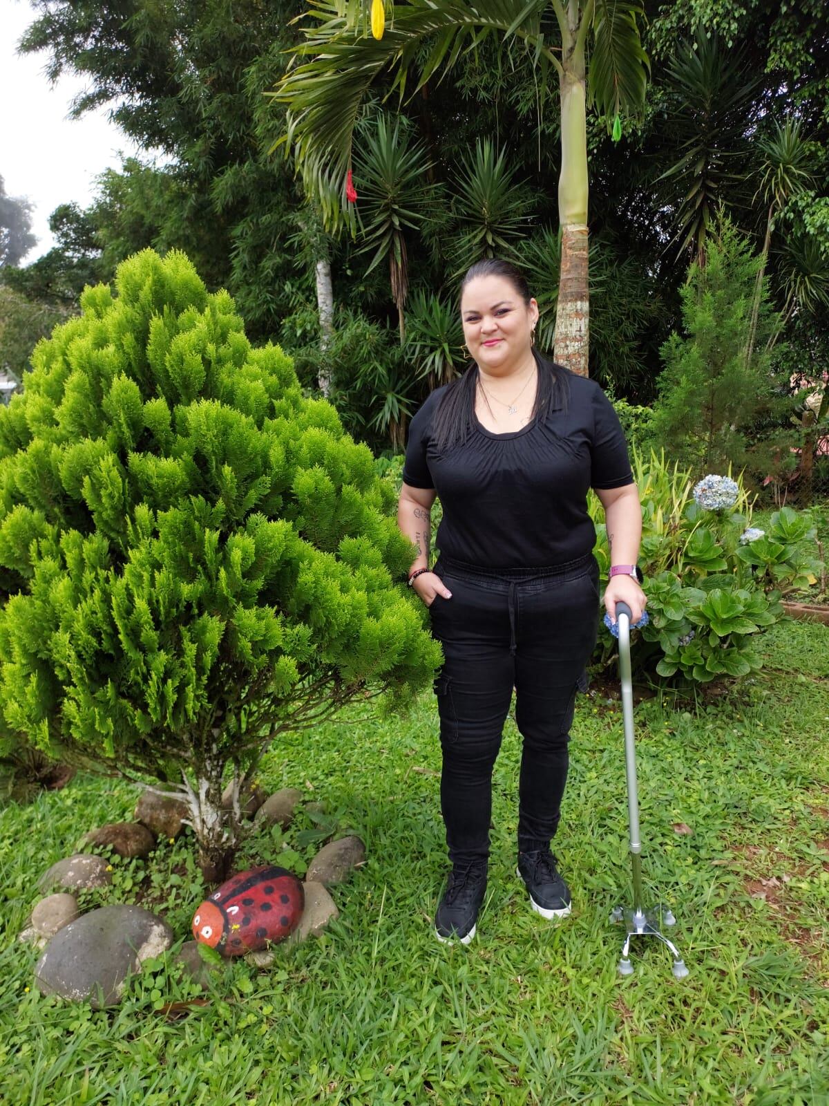 Maureen Montalbán, esteticista que sobrevivió a atropelló de camión en San Carlos. Foto cortesía Maureen Montalbán.