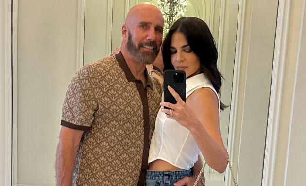 Lynda Díaz y su esposo Anthony Alfonso.