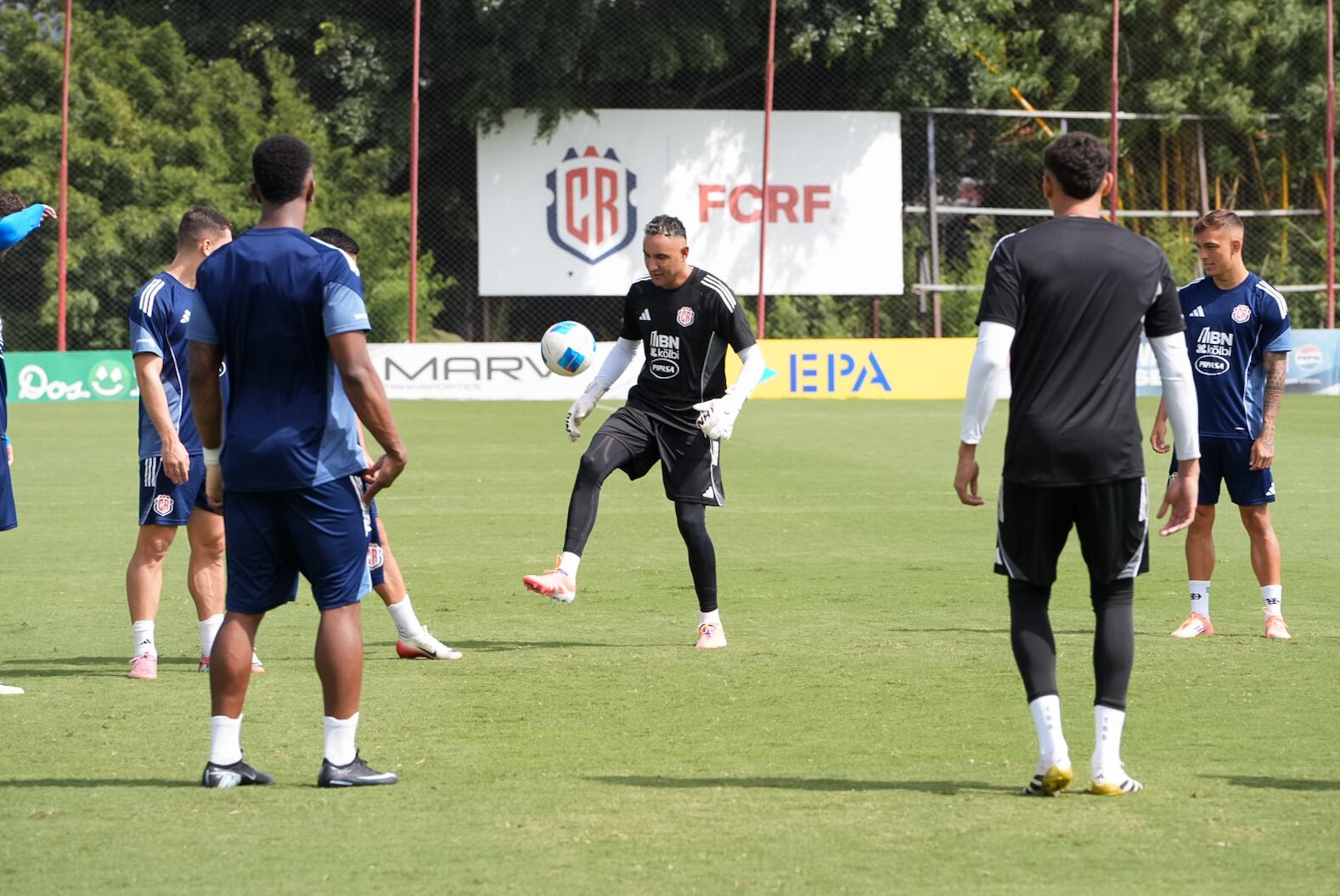 08/10/2025. Entrenamiento de la selección nacional de fútbol. Proyecto Goal, San Rafael, Alajuela. Fotografía: Lilly Arce.