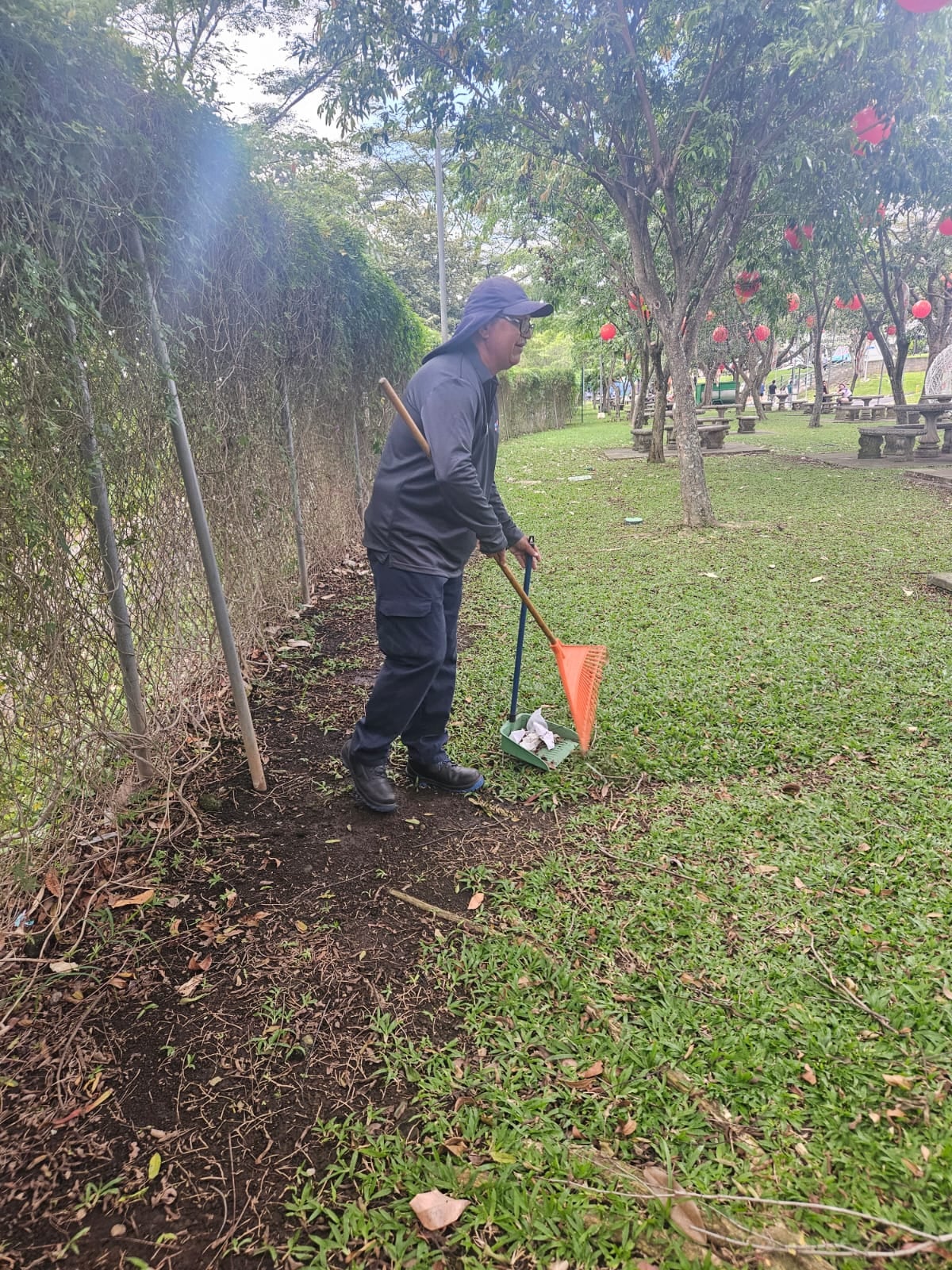 Enrique Porra trabaja desde hace ocho años en el Parque Nacional de Diversiones.