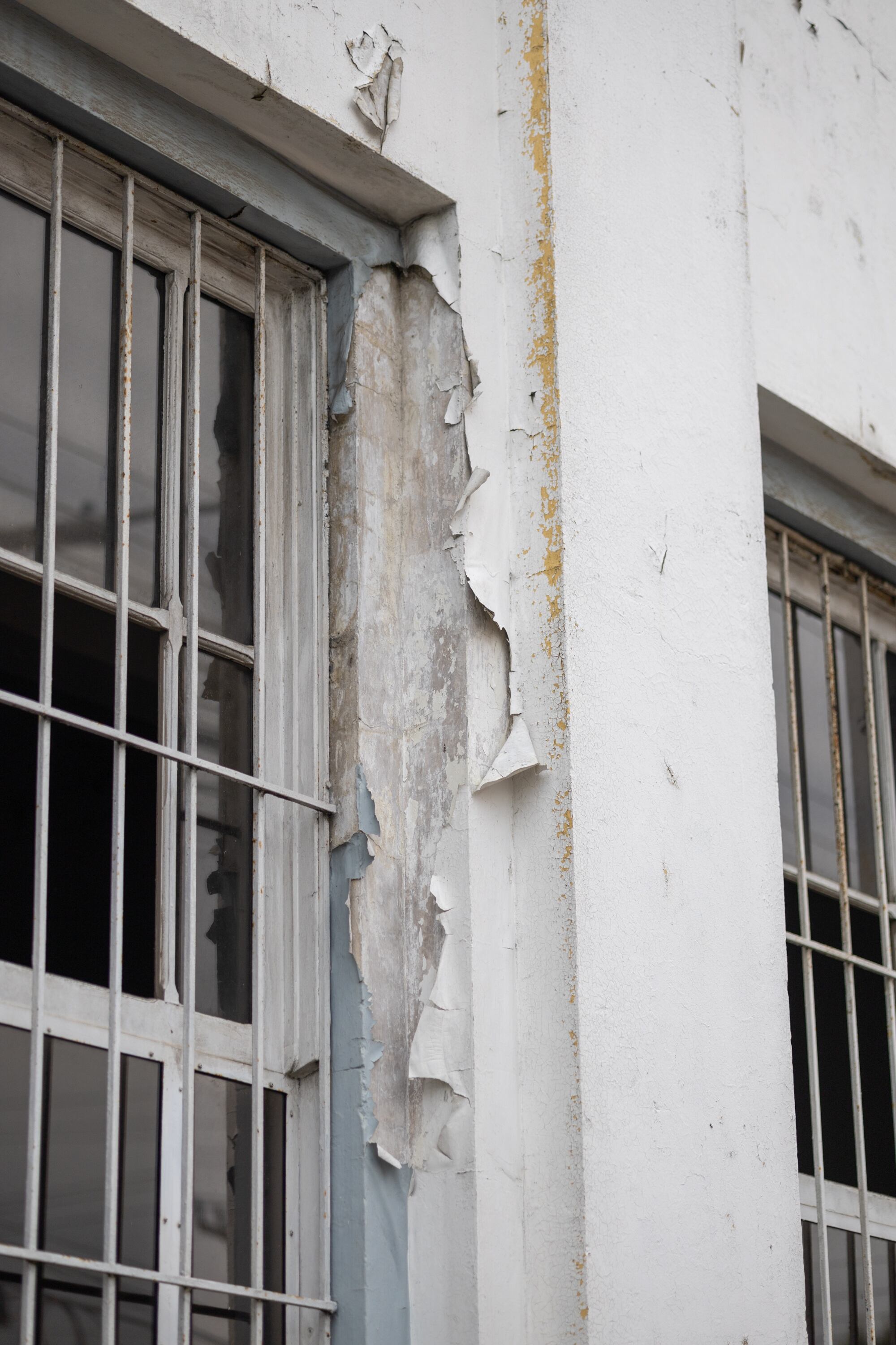 14/11/2024, Cartago, fotografías del Gimnasio del Colegio de San Luis Gonzaga, para poder observar el deterioro en el que está el edificio abandonado.