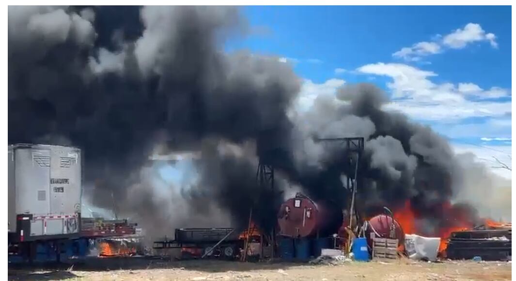 Un incendio fue atendido por los bomberos en Alajuela