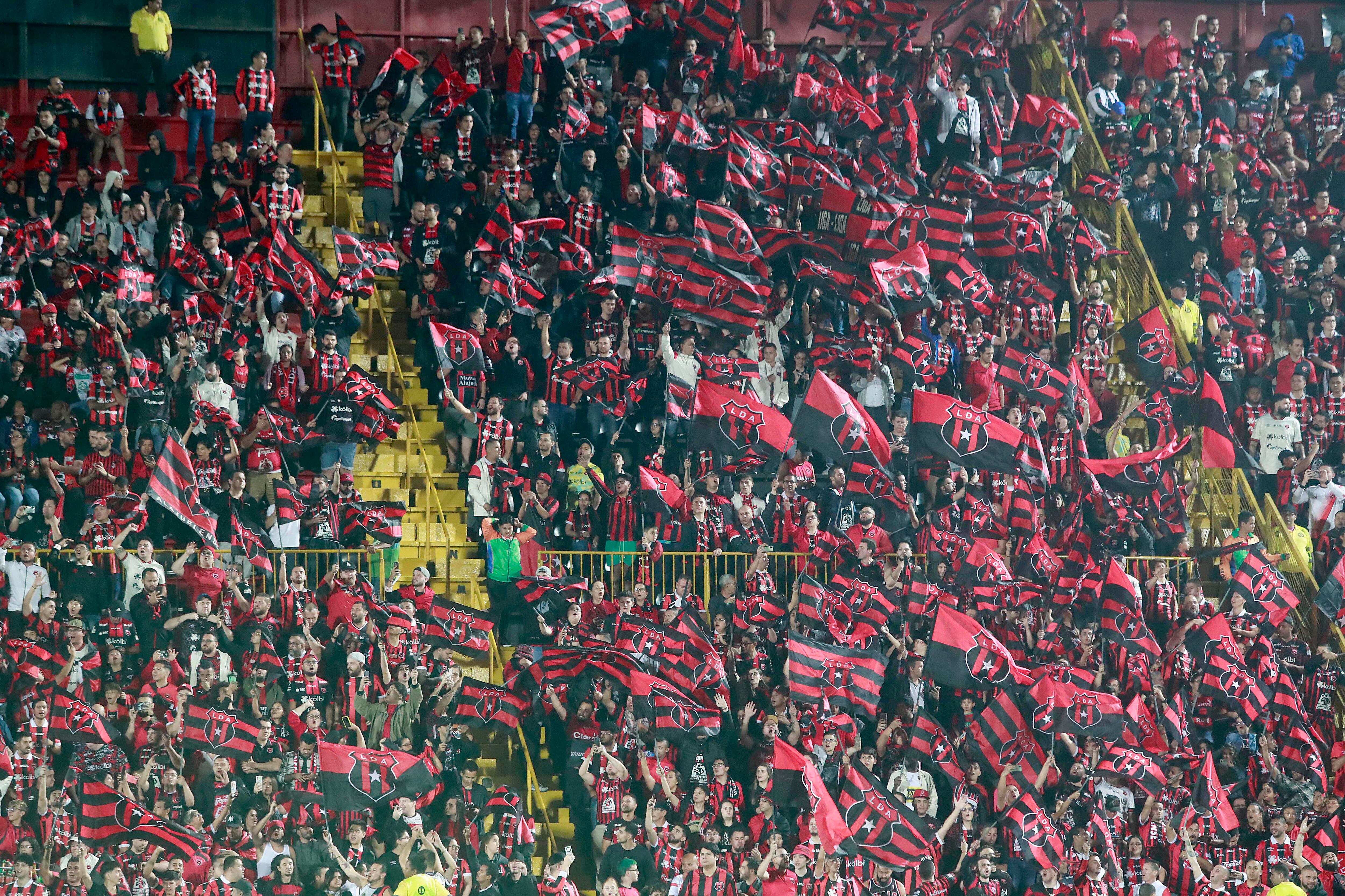 05/12/2023 Estadio Morera Soto. La Liga Deportiva Alajuelense recibió al Real Estelí, en partido de vuelta de la final de la Copa Centroamericana de Concacaf.