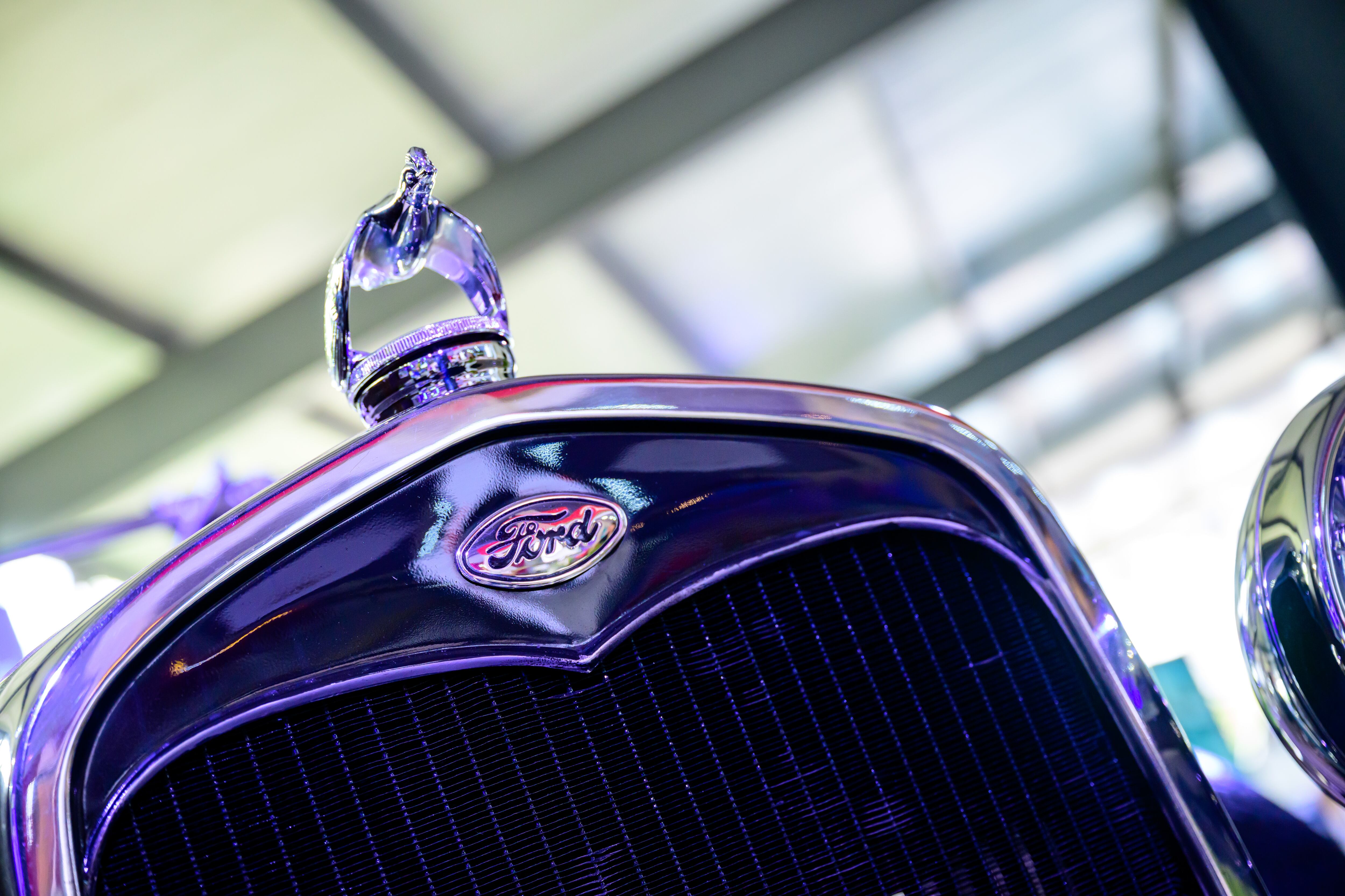 Carró clásico Ford 1930 propiedad de Juan Carlos Rojas, conocido como por tener la placa número ocho en Costa Rica.