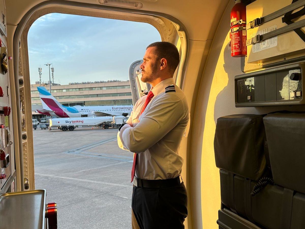 Lleyton heredó el amor por los aviones de su madre.