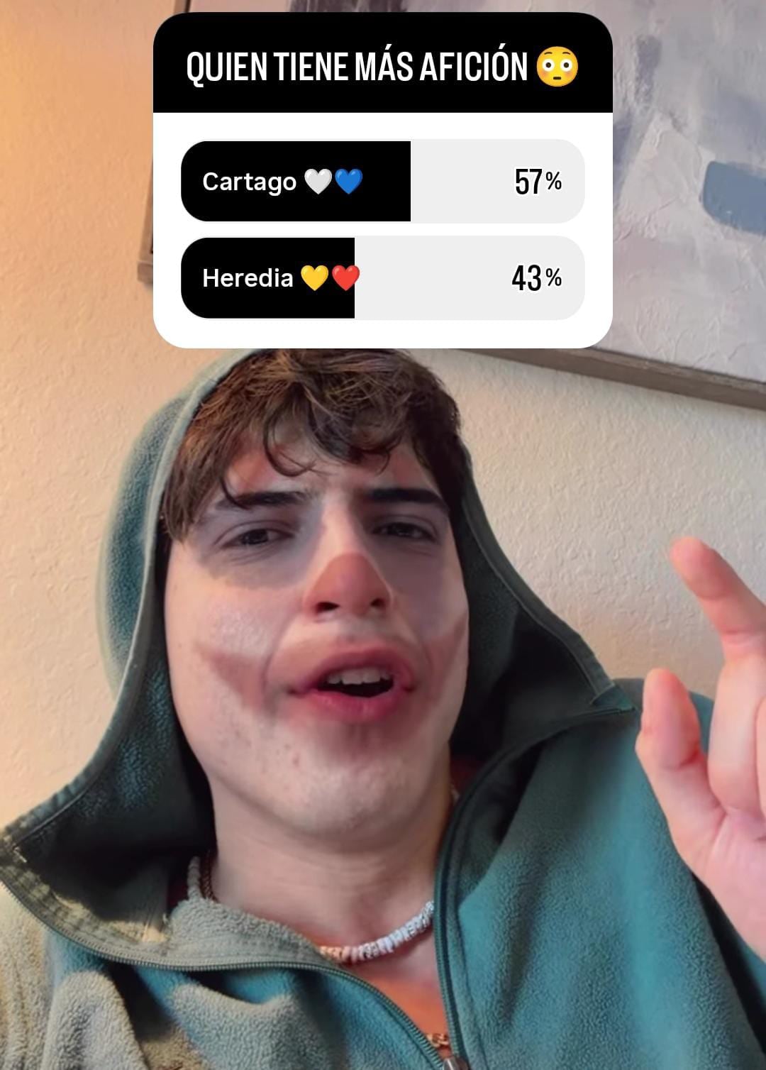 Julián Valverde dice que hay más aficionados de Cartaginés que de Herediano.