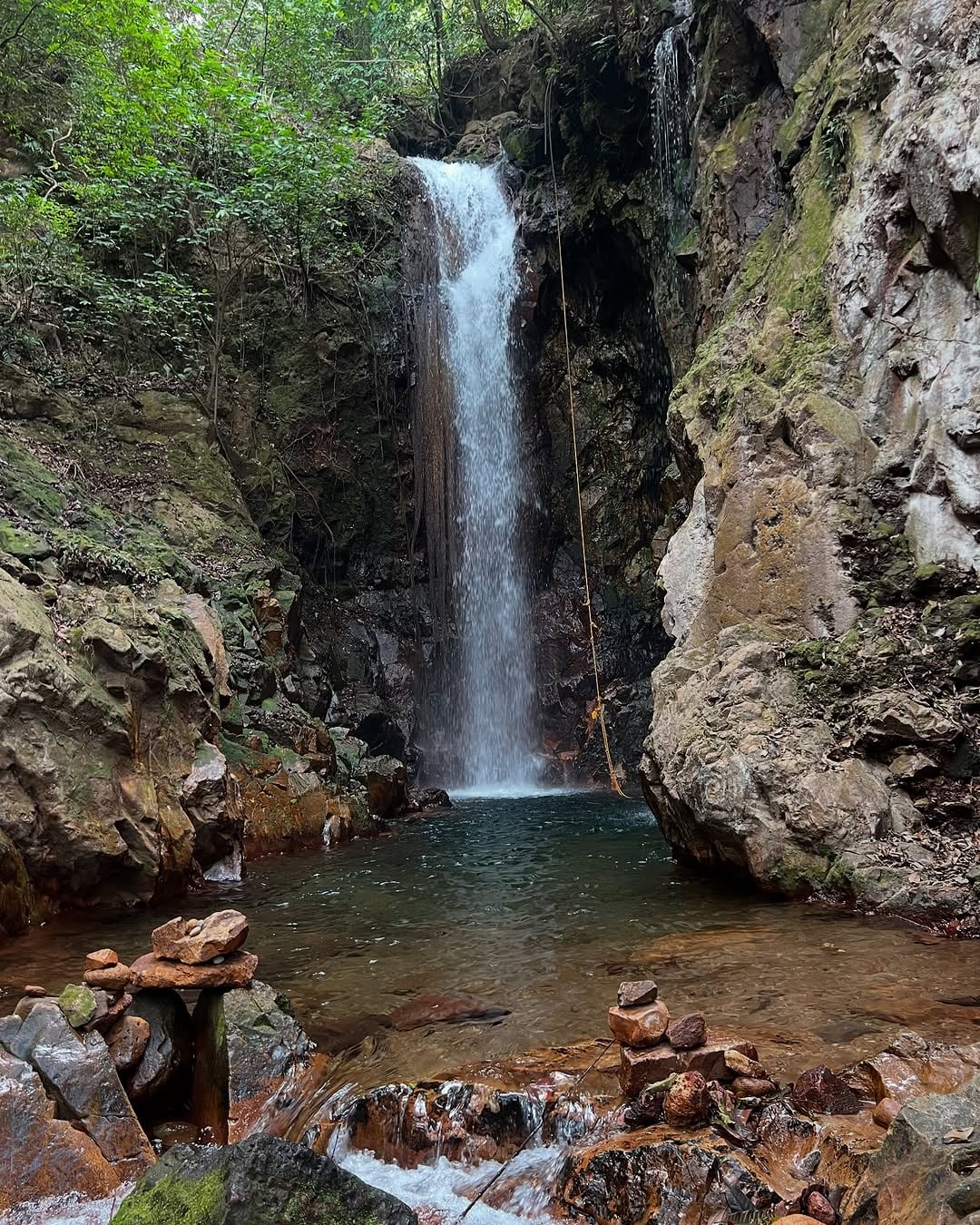 Gabriela Jiménez dejó a más de uno enamorado al posar en un paradisíaco lugar.