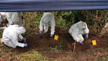 OIJ inspecciona patio de casa tras encontrar enterrado lo que podría ser cabello humano