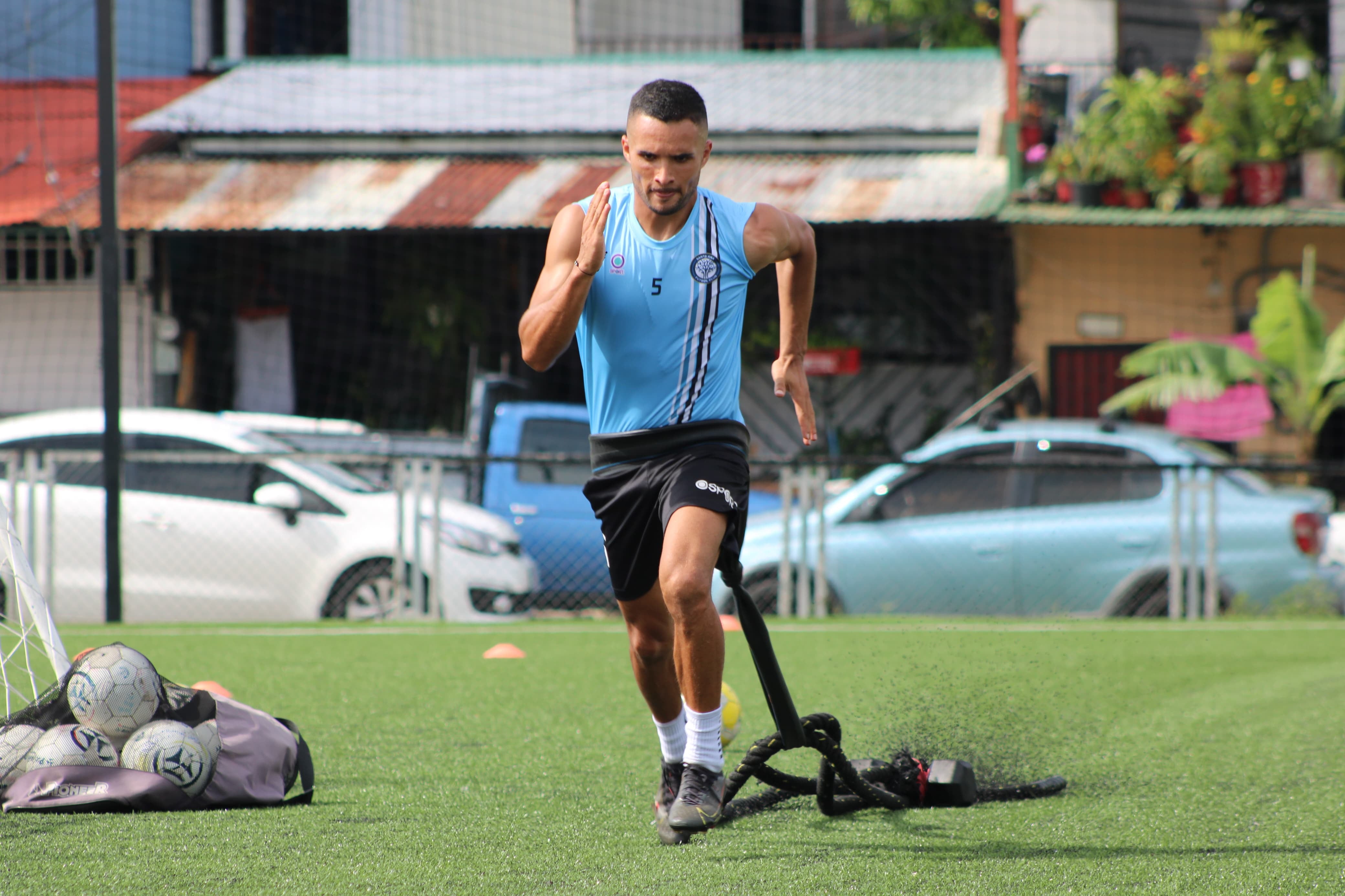 Santa Ana FC, entrenamiento, CDI de Belén, Johan Salas presidente
