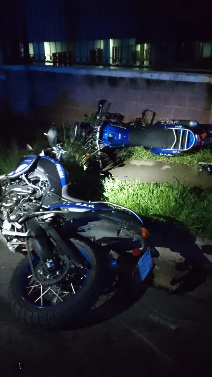 policias atropellados en heredia