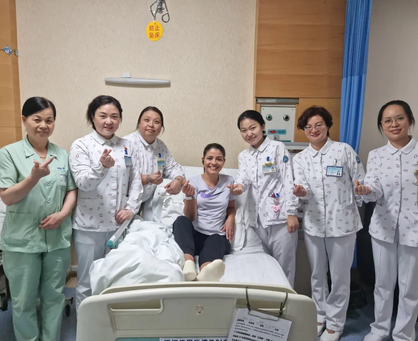 Angie Morales viajó a China por una beca y terminó en el hospital con una trombosis