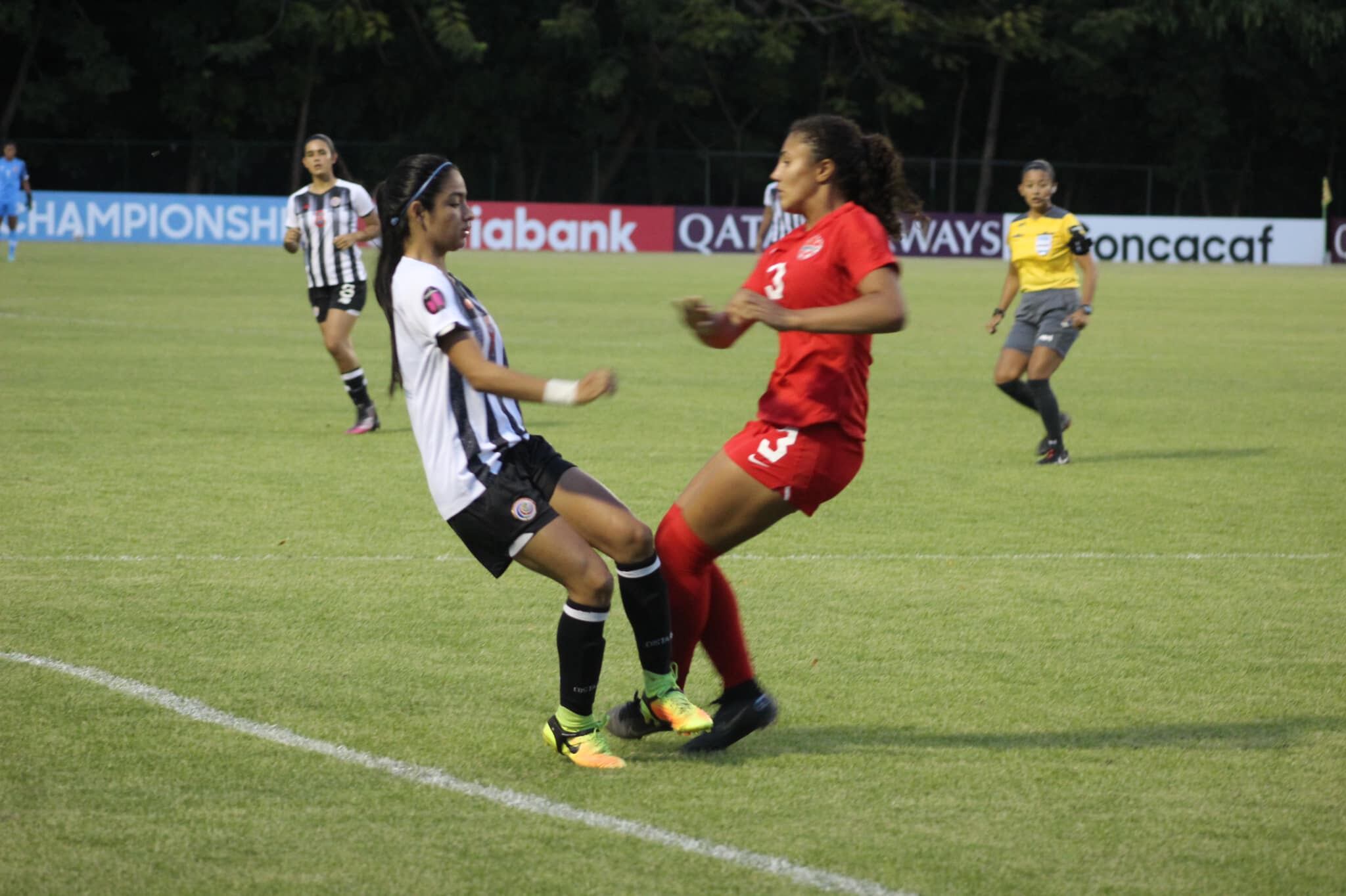 La selección femenina sub-17 cayó 3-0 ante Canadá y se despidieron del mundial que se realizará en la India. Prensa Fedefútbol.