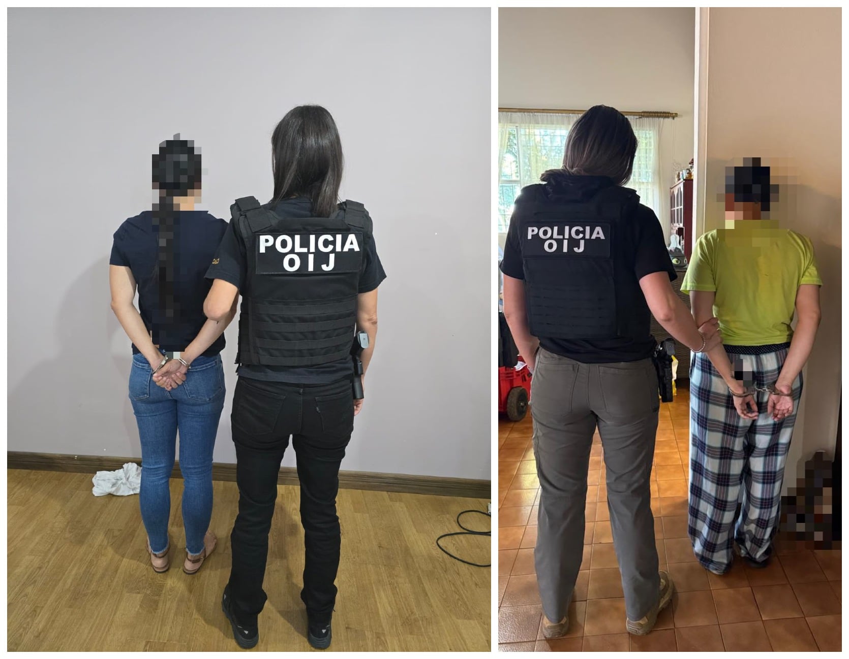 Las mujeres usaban las rede sociales para promocionar su supuesta escuela de manejo. Foto OIJ.