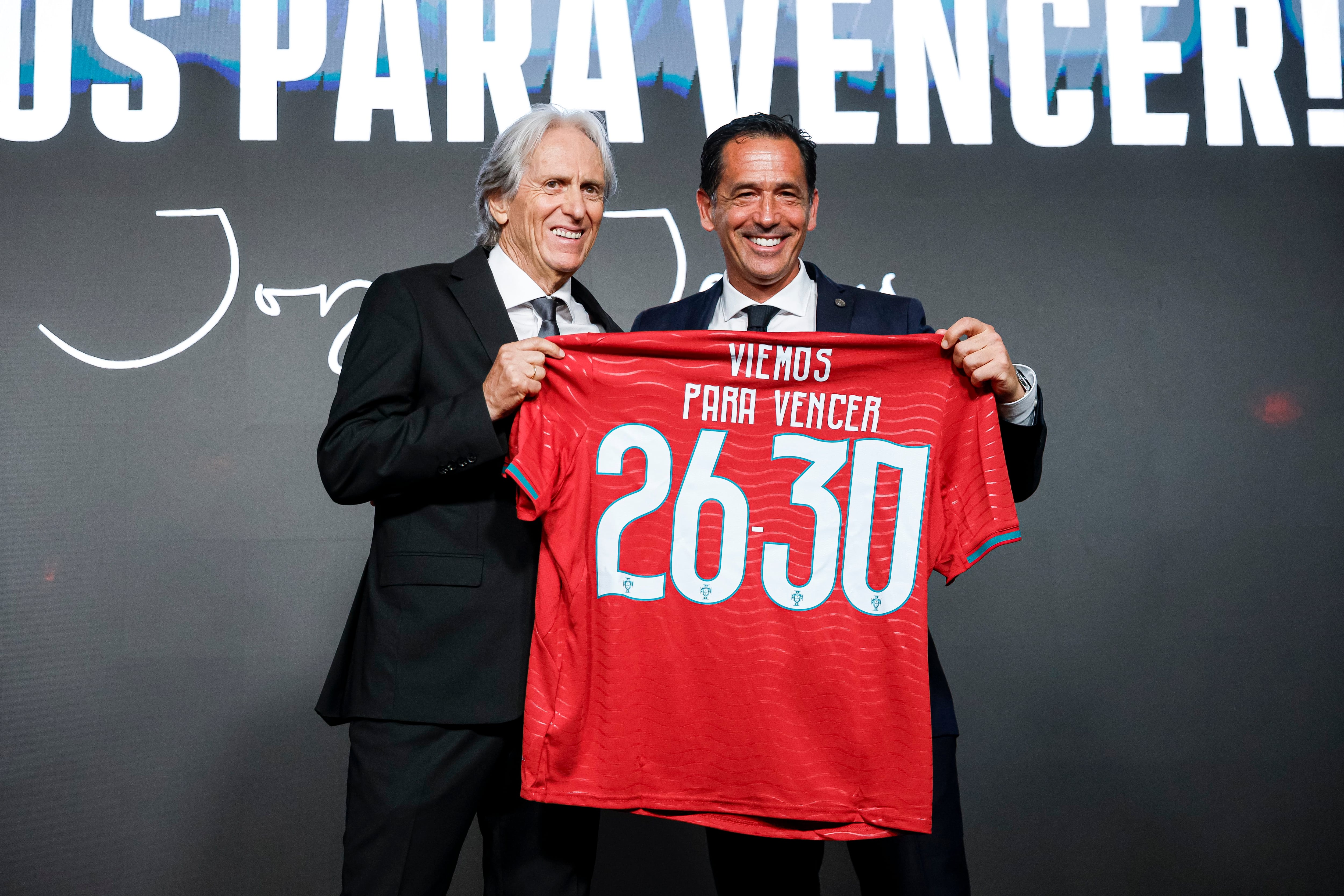 Jorge Jesus fue presentado como el nuevo director técnico de la Selección de Portugal.