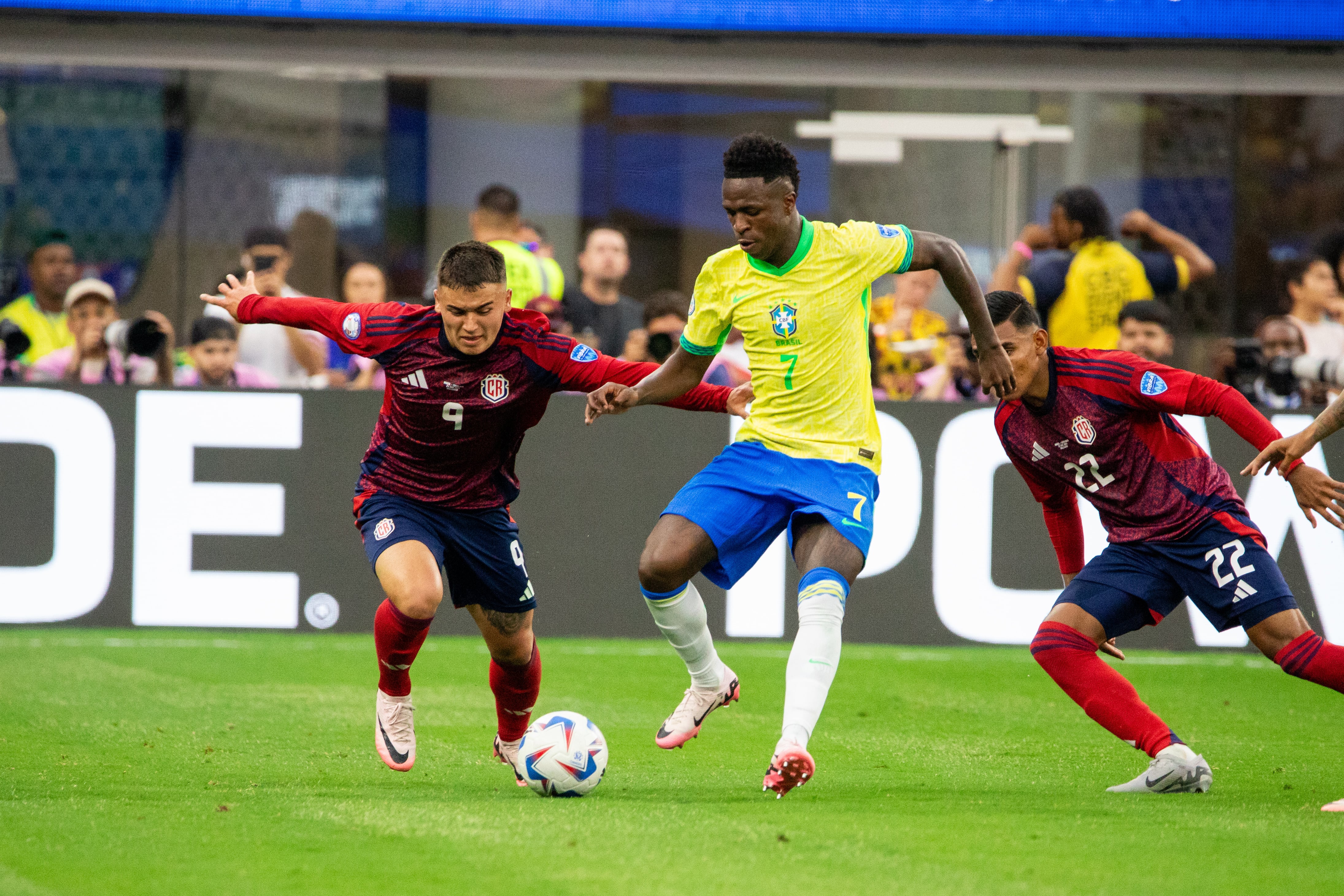 24/06/2024/ Brasil vs Costa Rica / Copa América 2024 foto cortesía FEDEFUTBOL