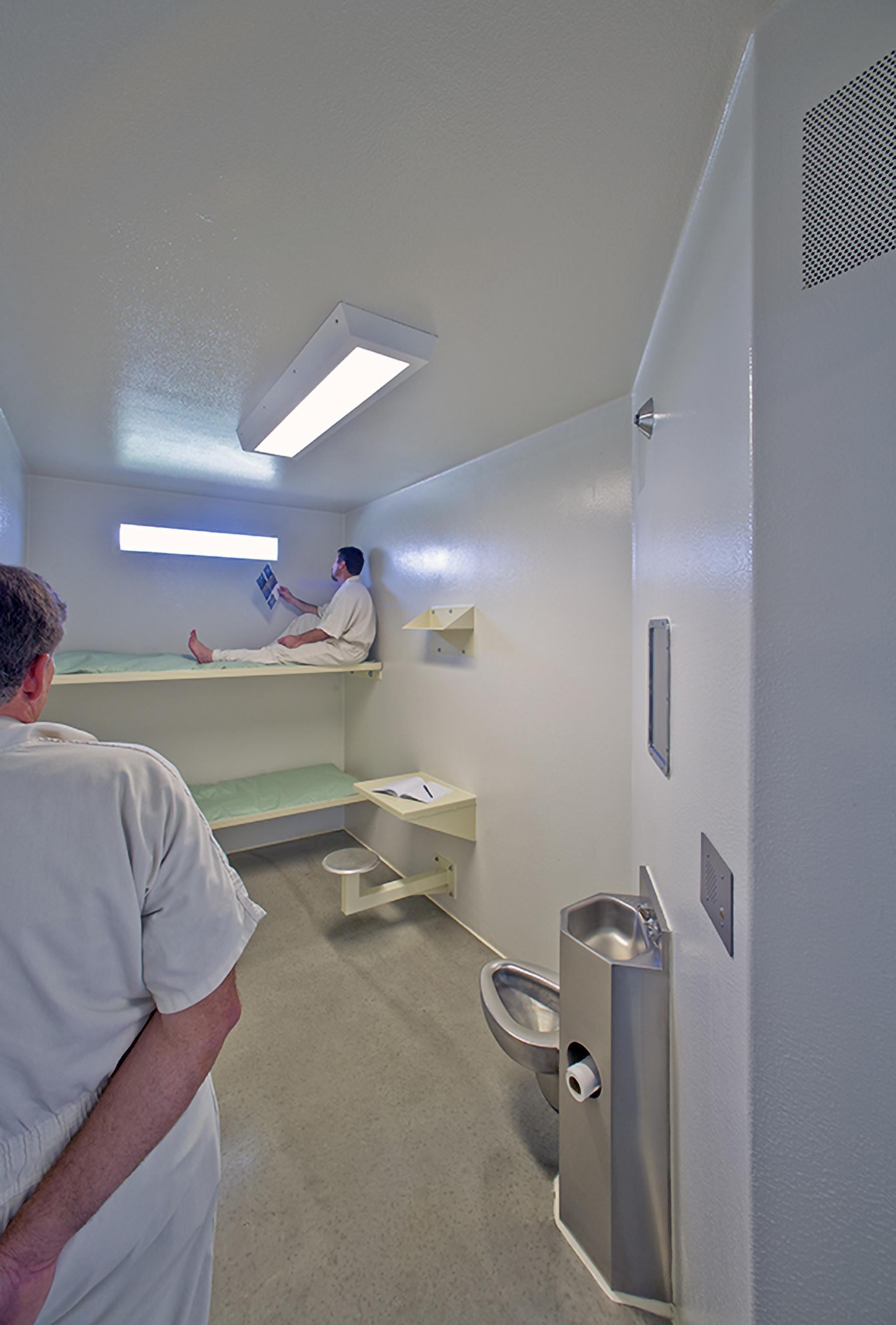 Cárcel Collin County Jail, del condado de Collin, en McKinney, Texas donde está Celso Gamboa y Edwin López, alias Pecho de Rata al ser extraditados. Foto: bsw-architects