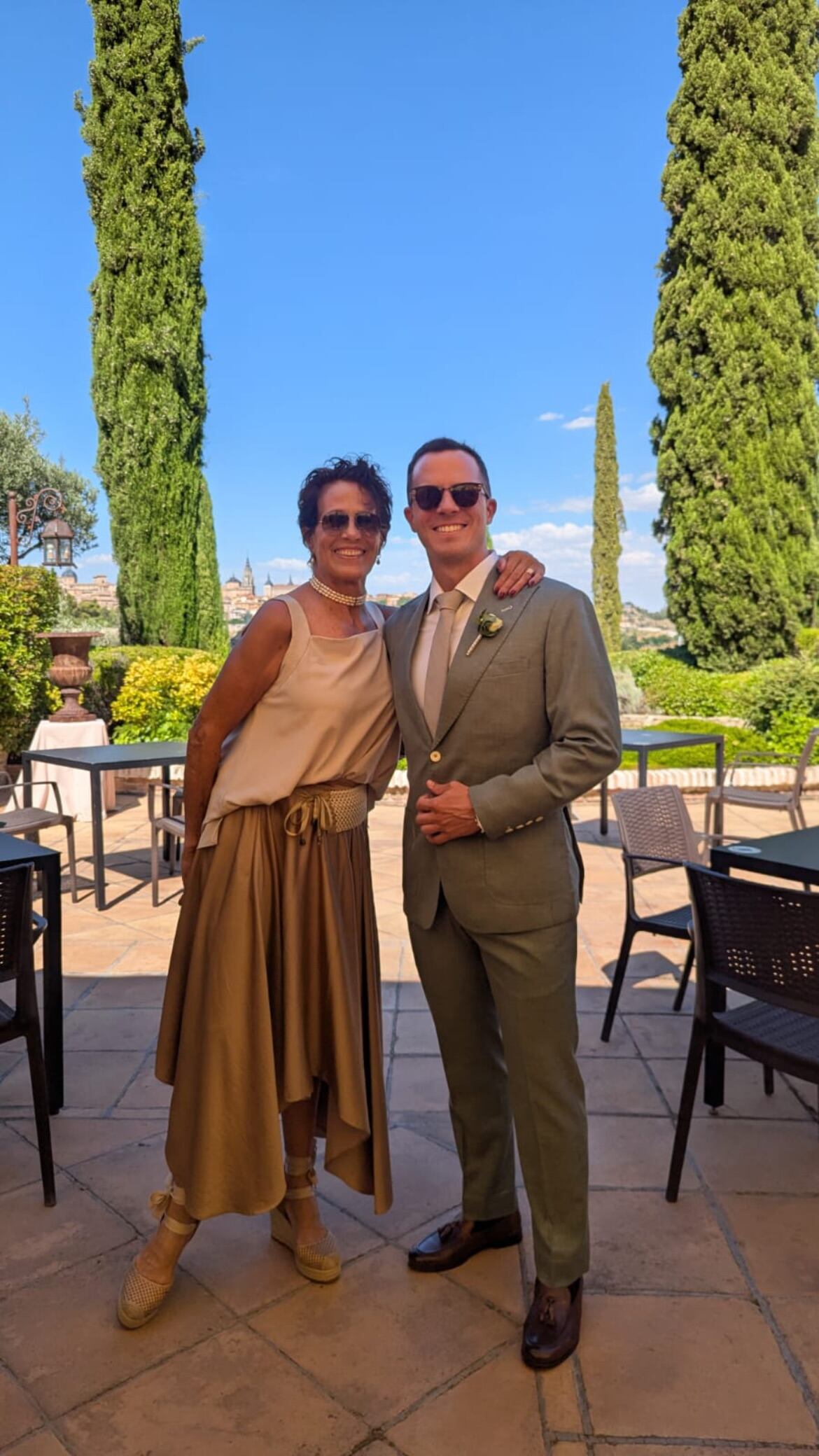 Shirley Álvarez y Daniel Vargas se casaron este viernes 11 de julio en España.