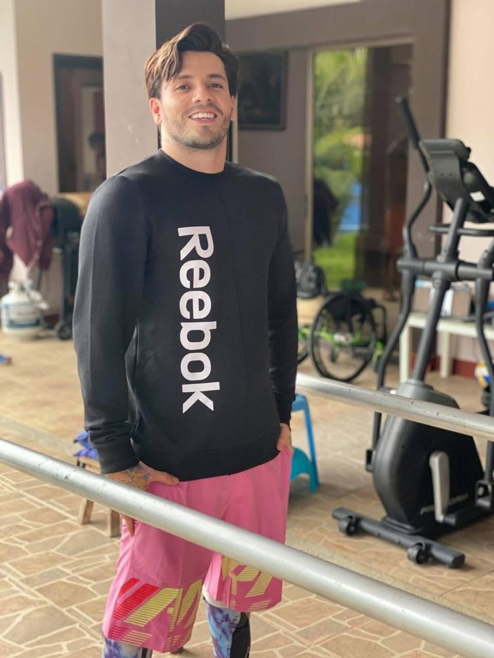 Esteban Chavarría, modelo y deportista.