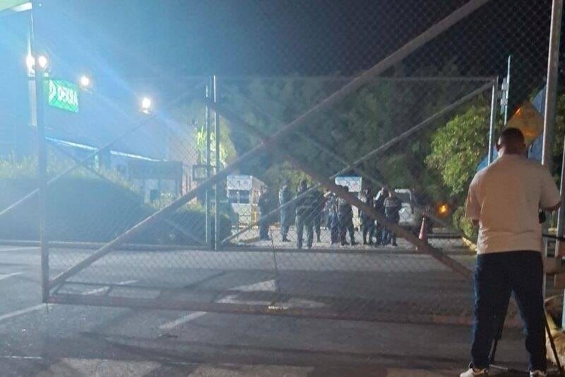 El crimen ocurrió la madrugada de este lunes en la sede de Dekra en El Roble de Puntarenas. Foto Facebook.