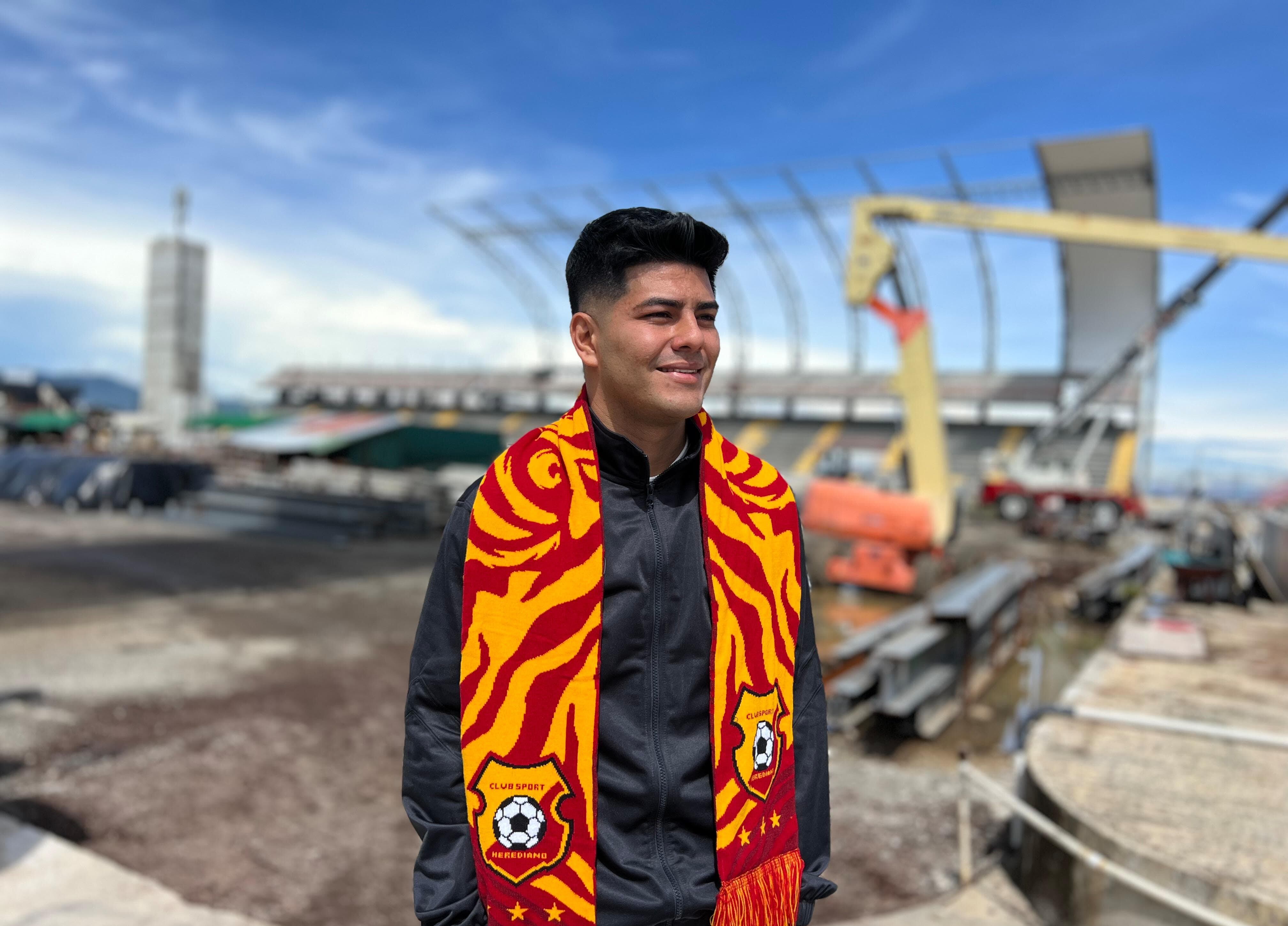 Joshua Navarro, nuevo jugador del Herediano se confiesa. Prensa Herediano.