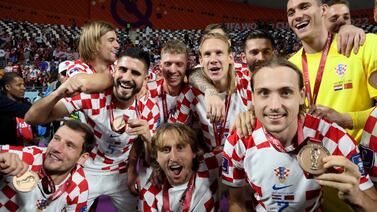 Croacia festeja otro podio más