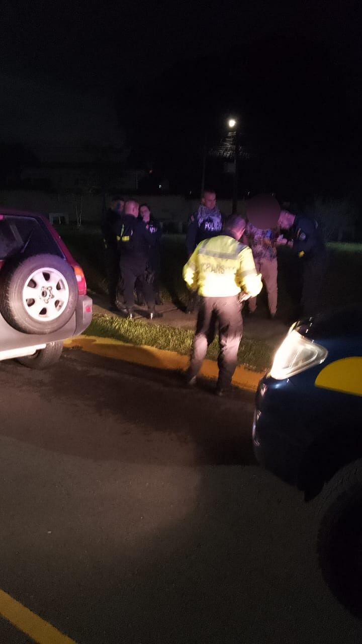 Policías atropellados en Heredia