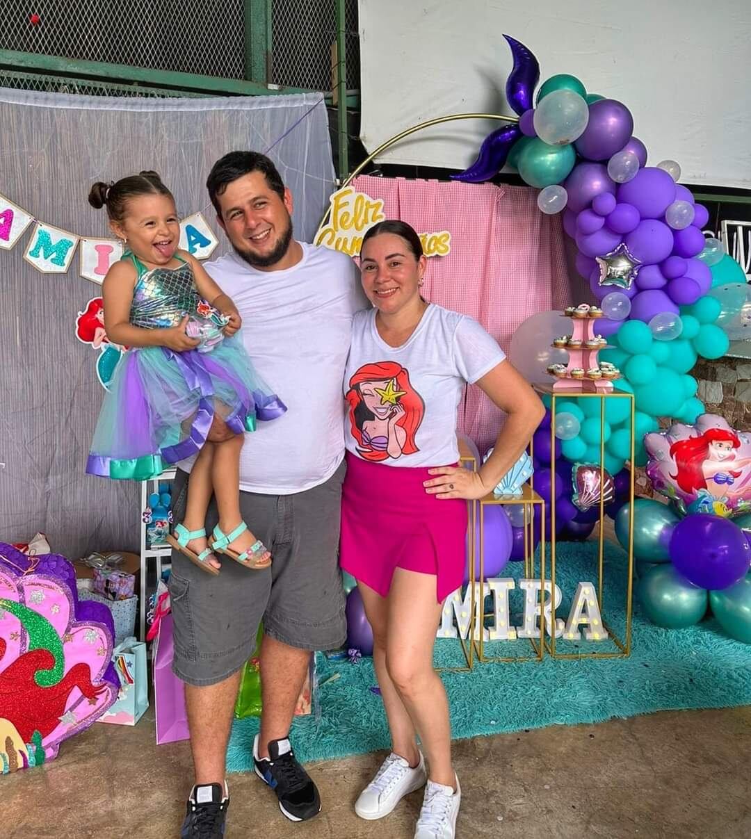 Jorge Andrés Tames Arias, de 33 años, murió en un fatal choque en Matapalo de Quepos. Él era pareja de Karina Alvarado y deja una hija de 3 años que adoraba. Foto: Cortesía Karina Alvarado para La Teja