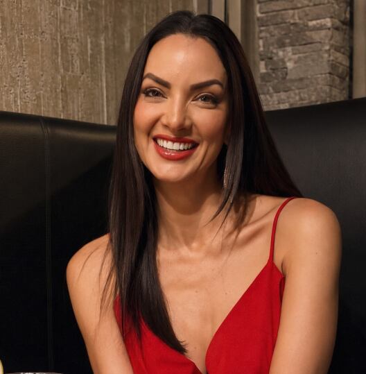 Verónica González, exreina de belleza y presentadora.