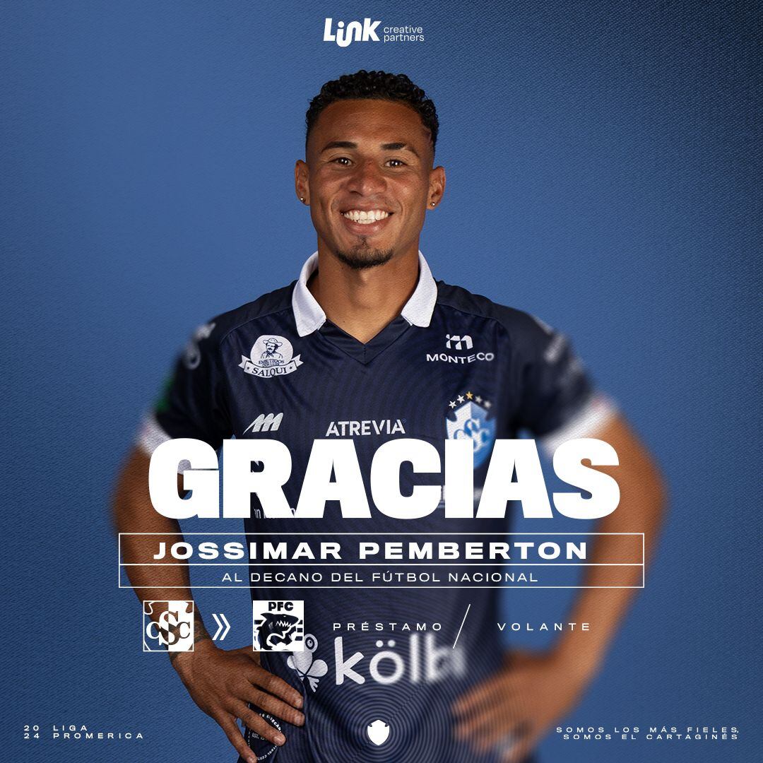 Jossimar Pemberton, Puntarenas FC, Cartaginés