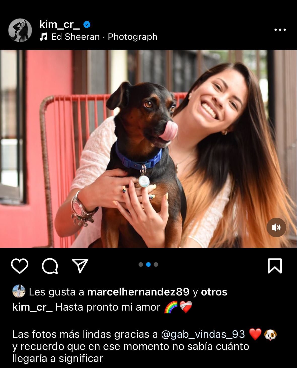 Kim Saballos novia de marcel Hernández