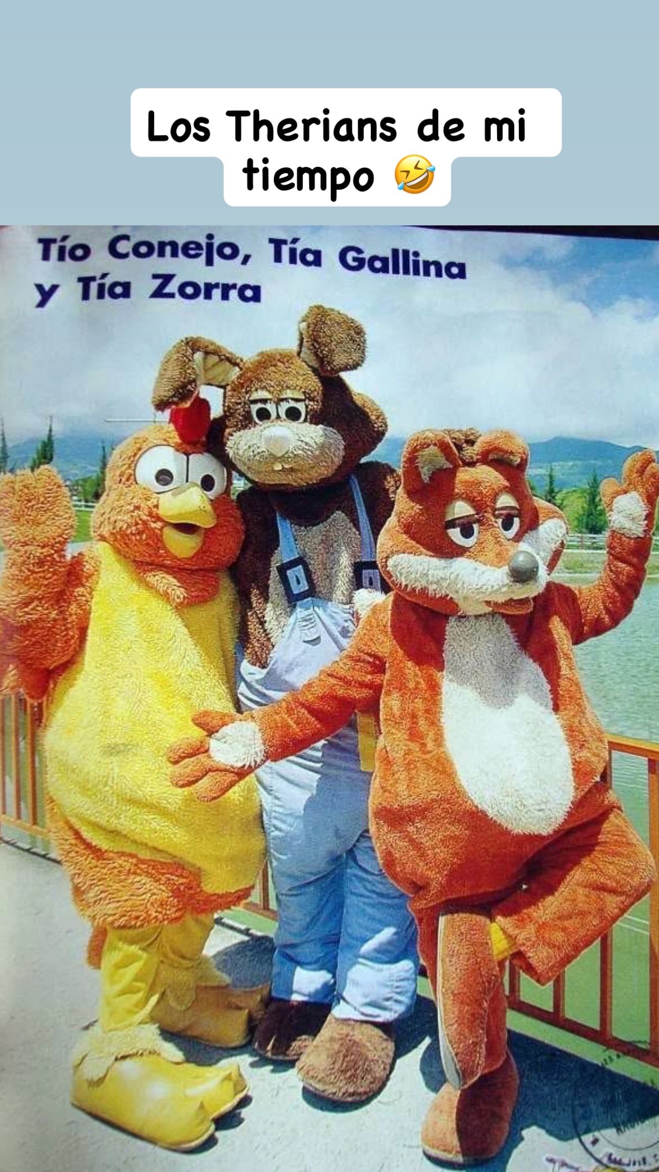 Personajes del Parque de Diversiones los primeros therians ticos