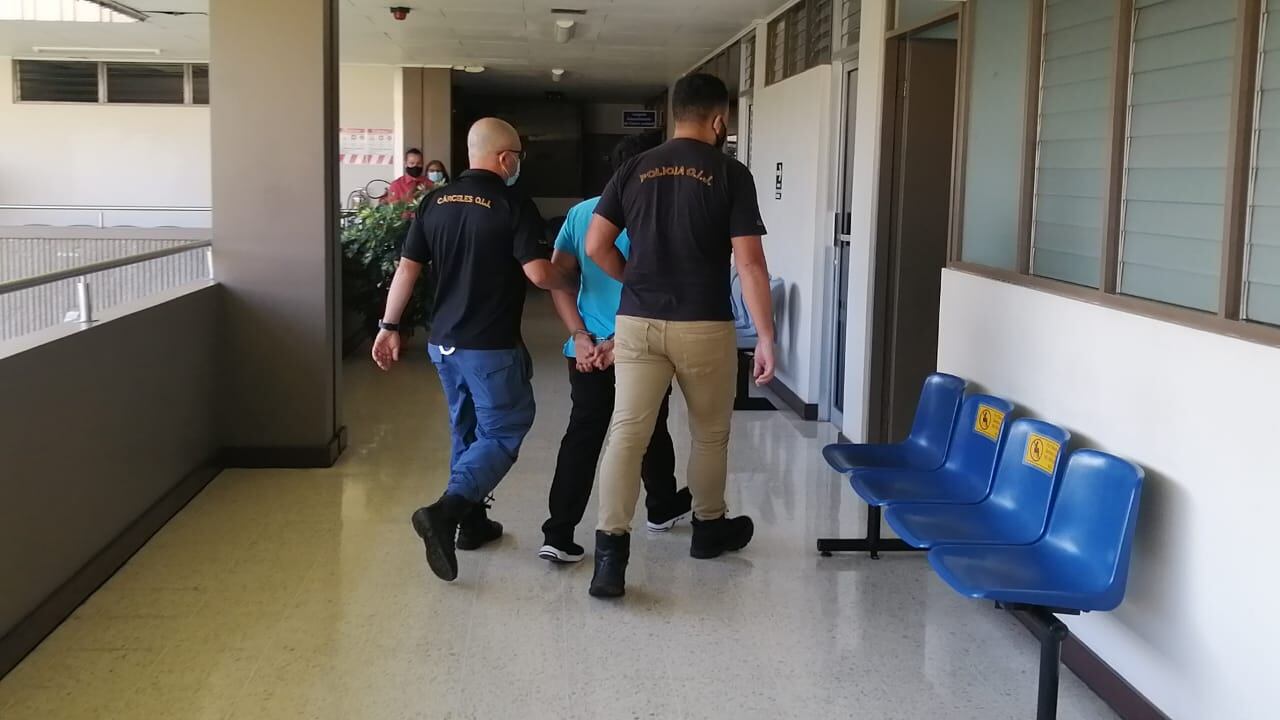 Acusado homicidio de Luany Salazar. Foto Keyna Calderón.