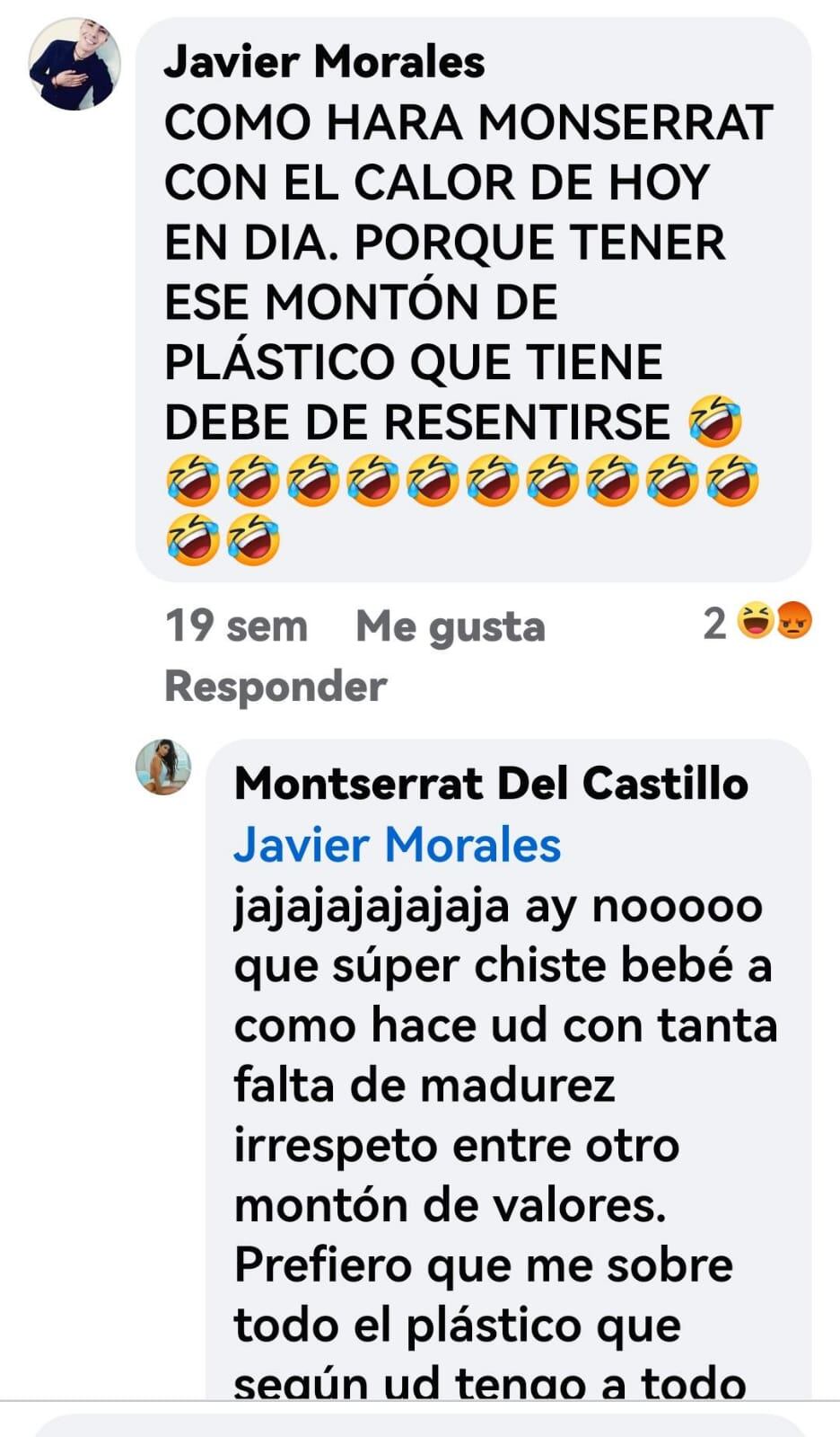 Montserrat Del Castillo, presentadora.