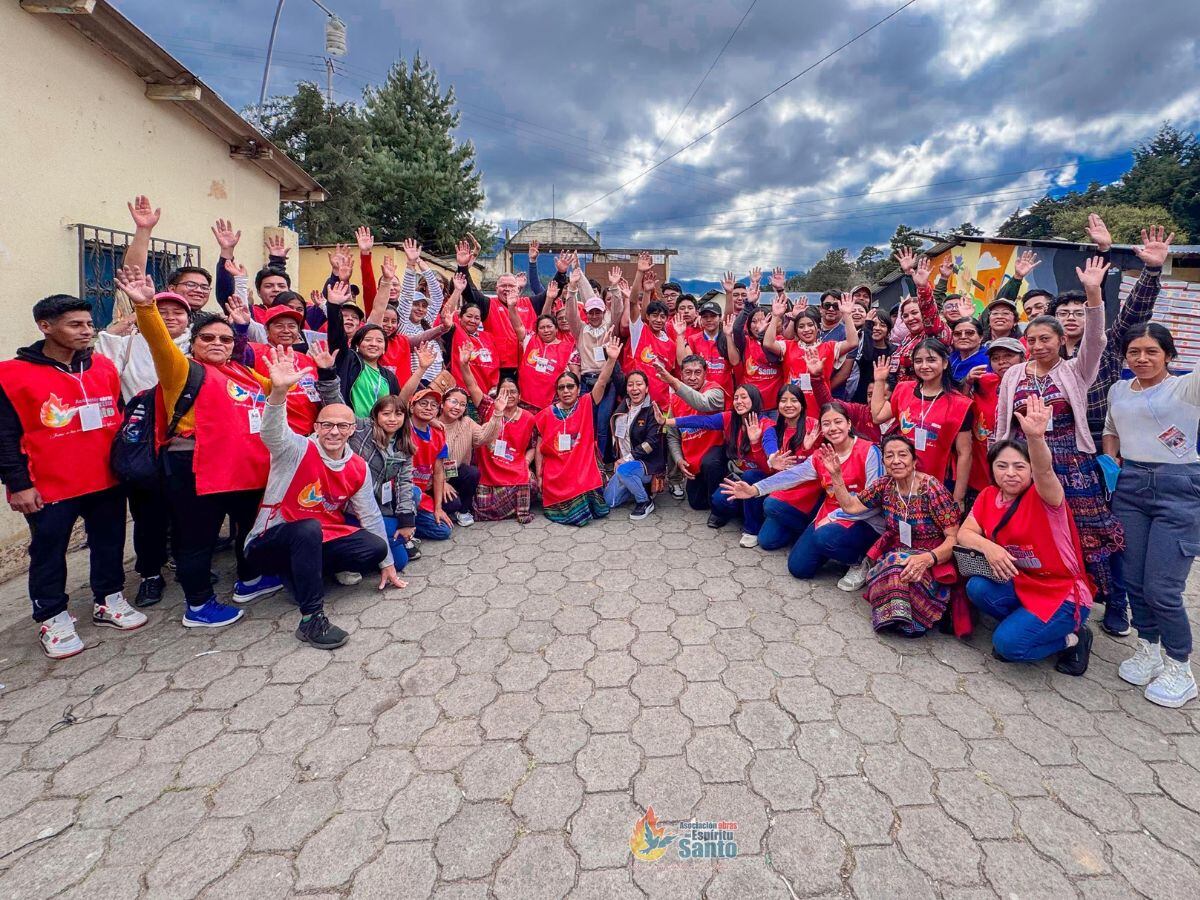 Obras del Espíritu Sant lleva 9 años realizando esta fiesta y llevando alegría a los más pequeños en Guatemala. Foto: Cortesía.