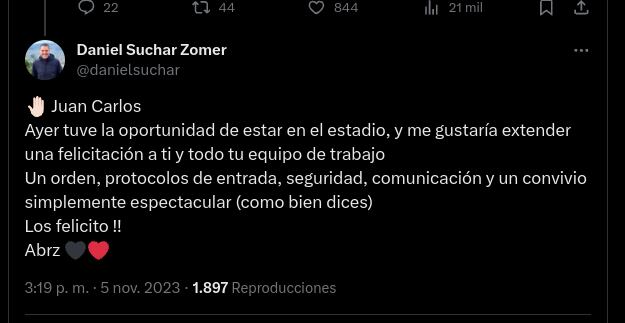 Daniel Suchar, Juan Carlos Rojas